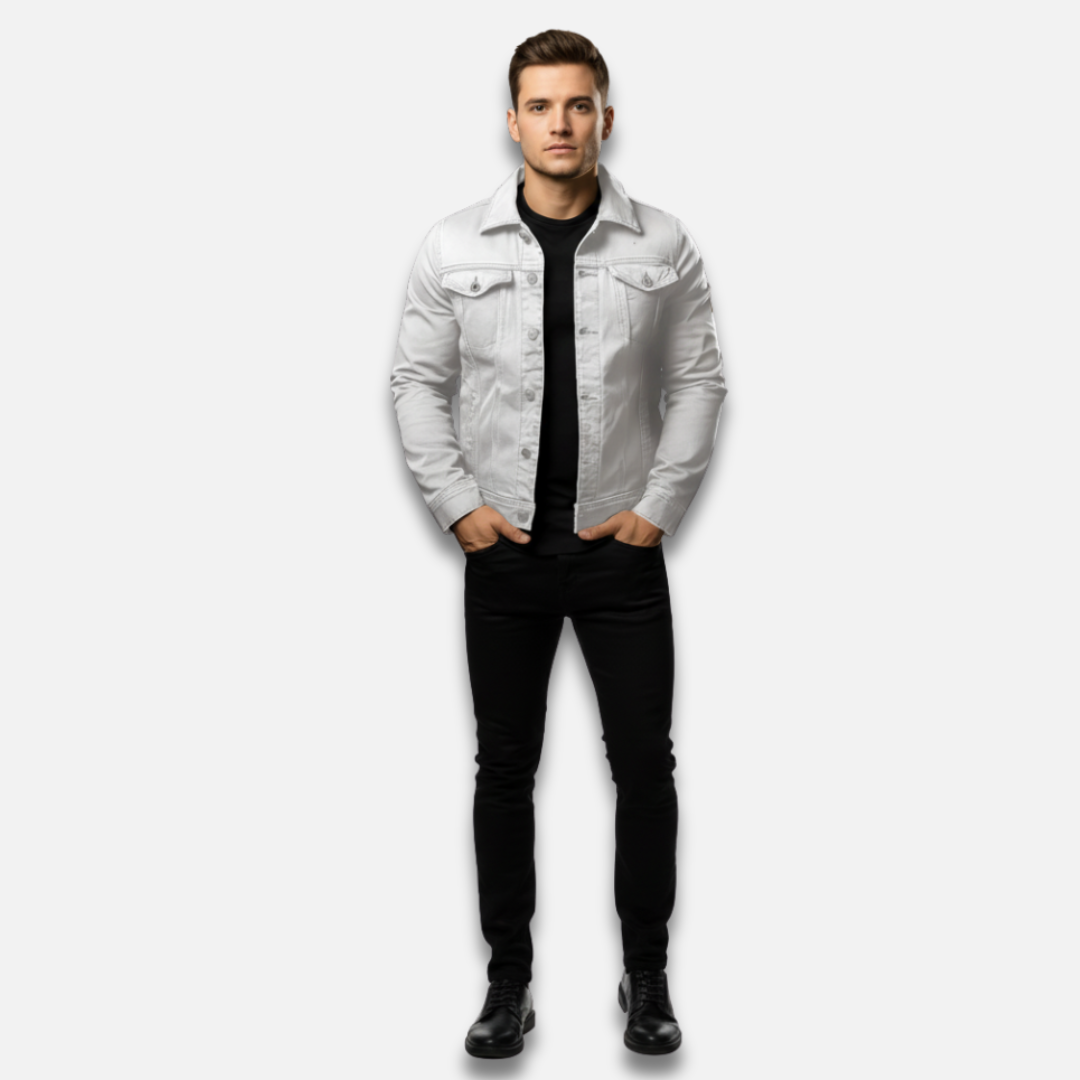 Men’s Button-Up Denim Jacket Laurel & Legacy