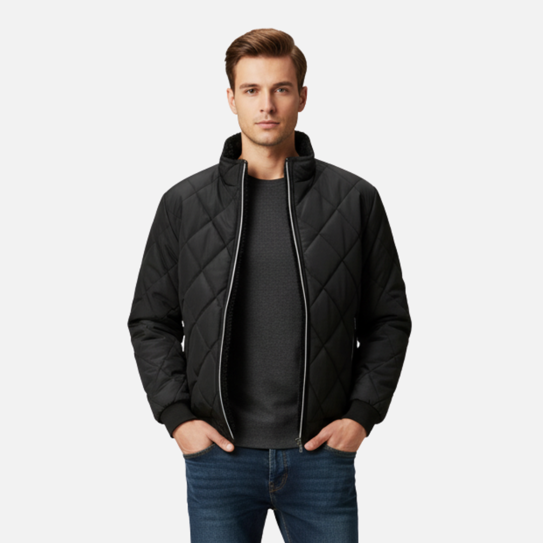 Men’s Quilted Zip-Up Jacket Laurel & Legacy