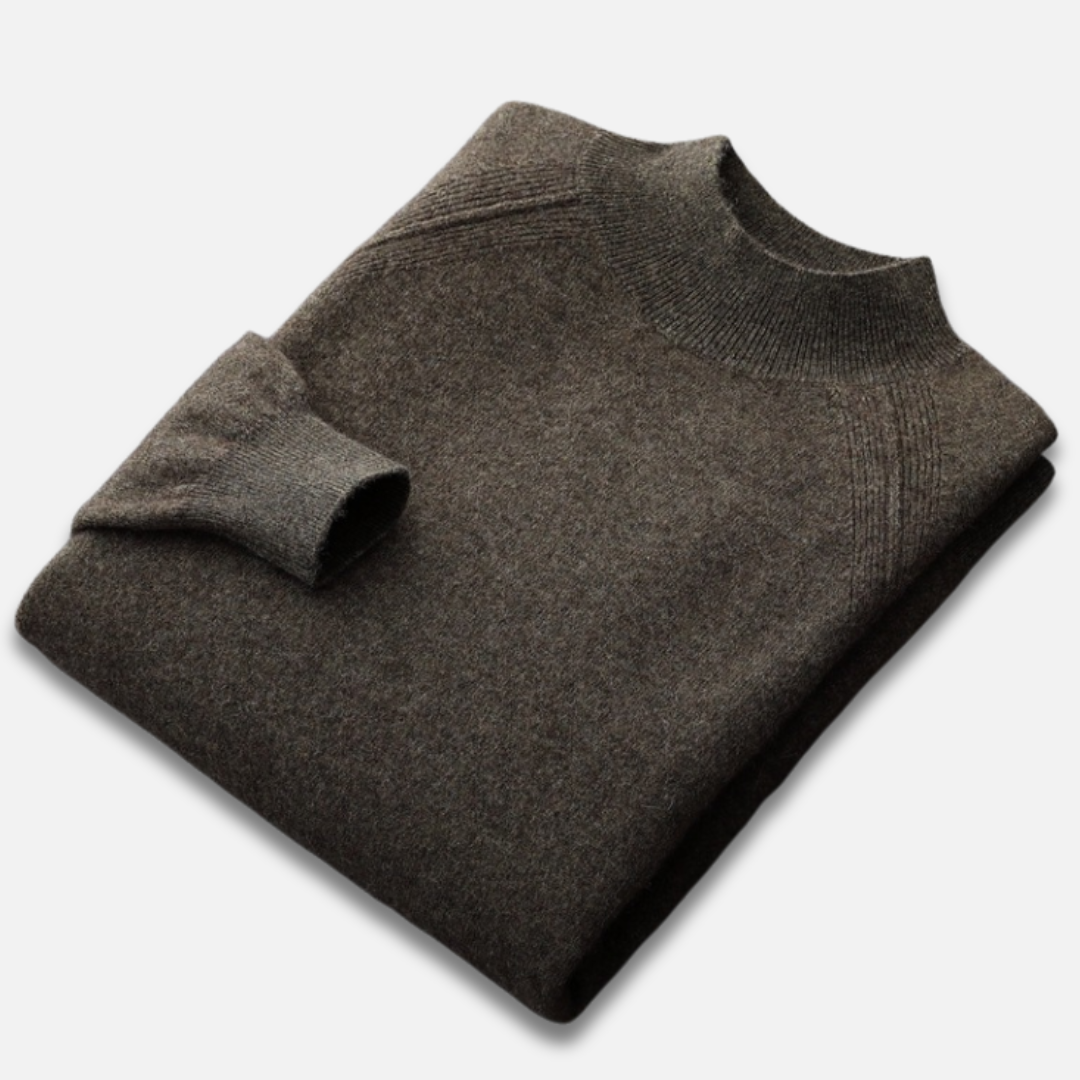 Men’s Half Turtleneck Cashmere Sweater Laurel & Legacy