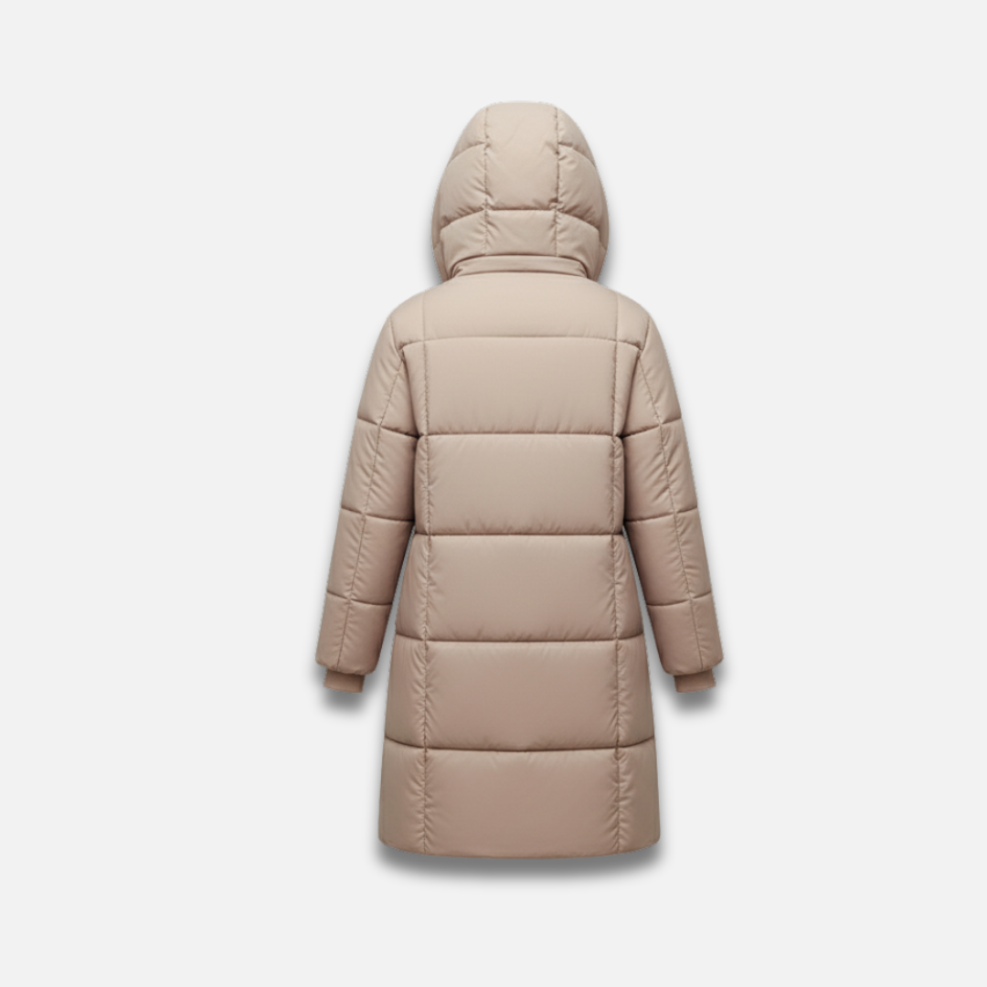 Women’s Long Down Coat Cotton-Padded Jacket Laurel & Legacy