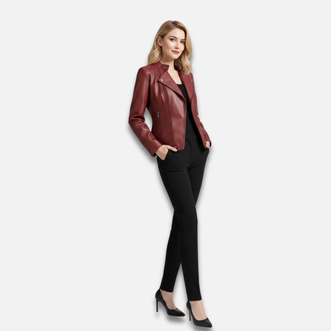 Women’s Genuine Leather Sheepskin Jacket Laurel & Legacy