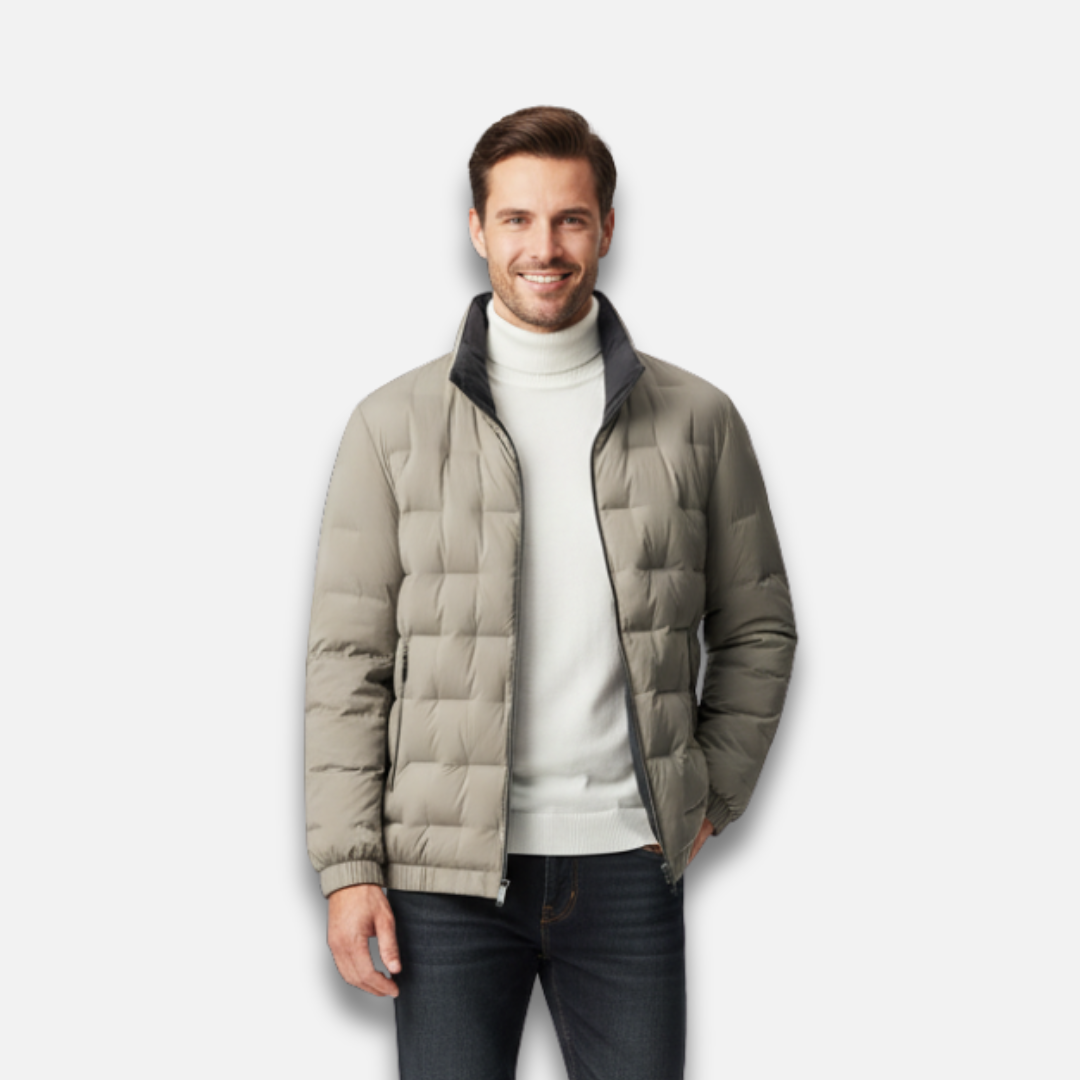 Unisex Slim Solid Down Jacket Laurel & Legacy