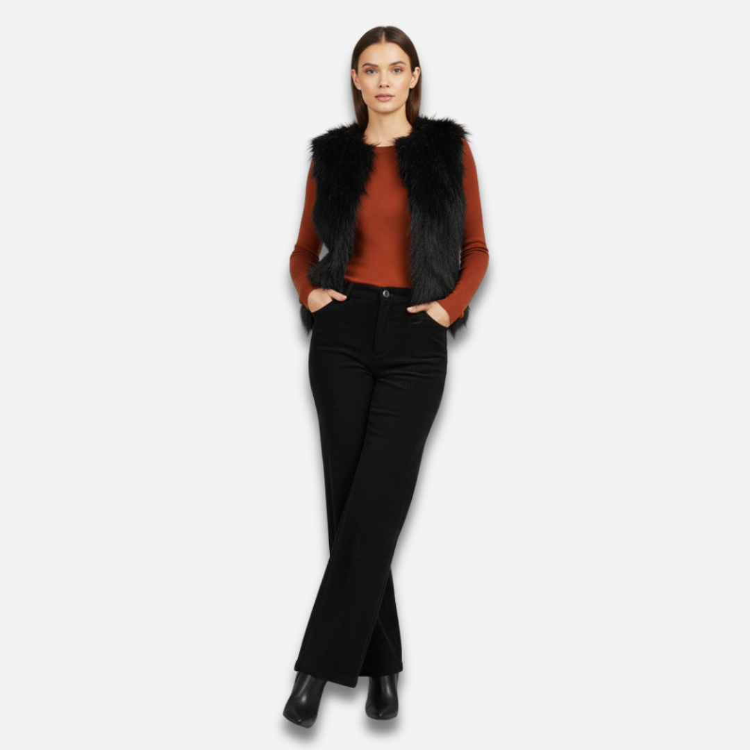 Women’s Wide Leg Velvet Trousers Laurel & Legacy