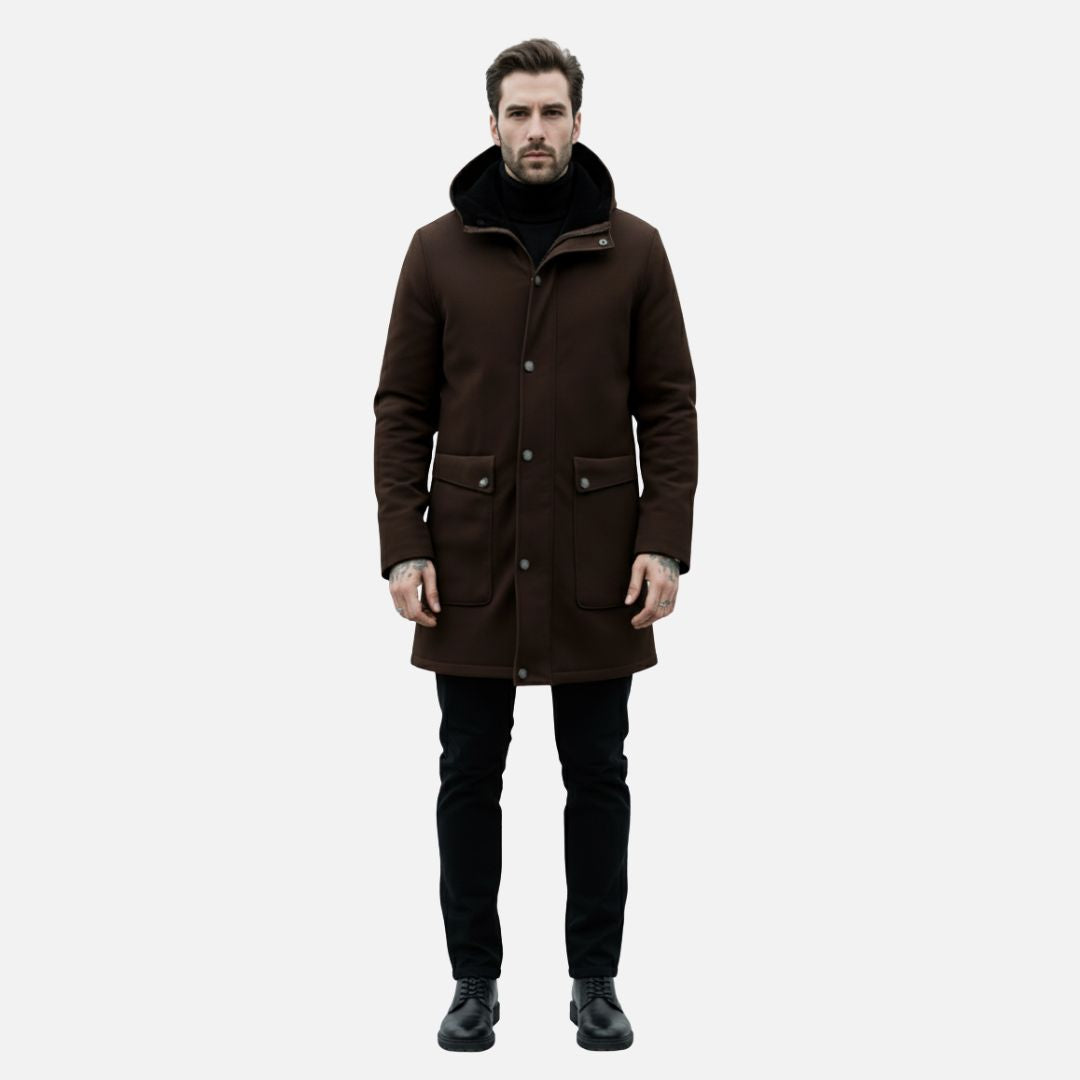 Men’s Wool Parka Coat Laurel & Legacy