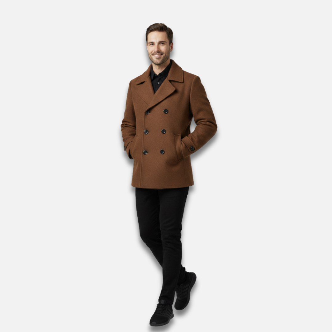 Men’s Double-Breasted Coat Laurel & Legacy