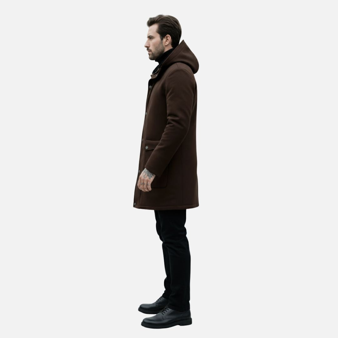 Men’s Wool Parka Coat Laurel & Legacy