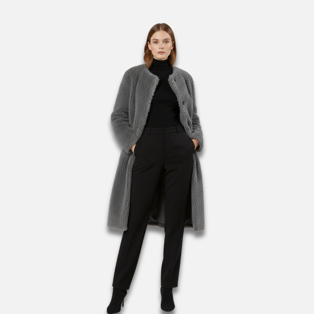 Women’s Shearling Faux Fur Coat Laurel & Legacy