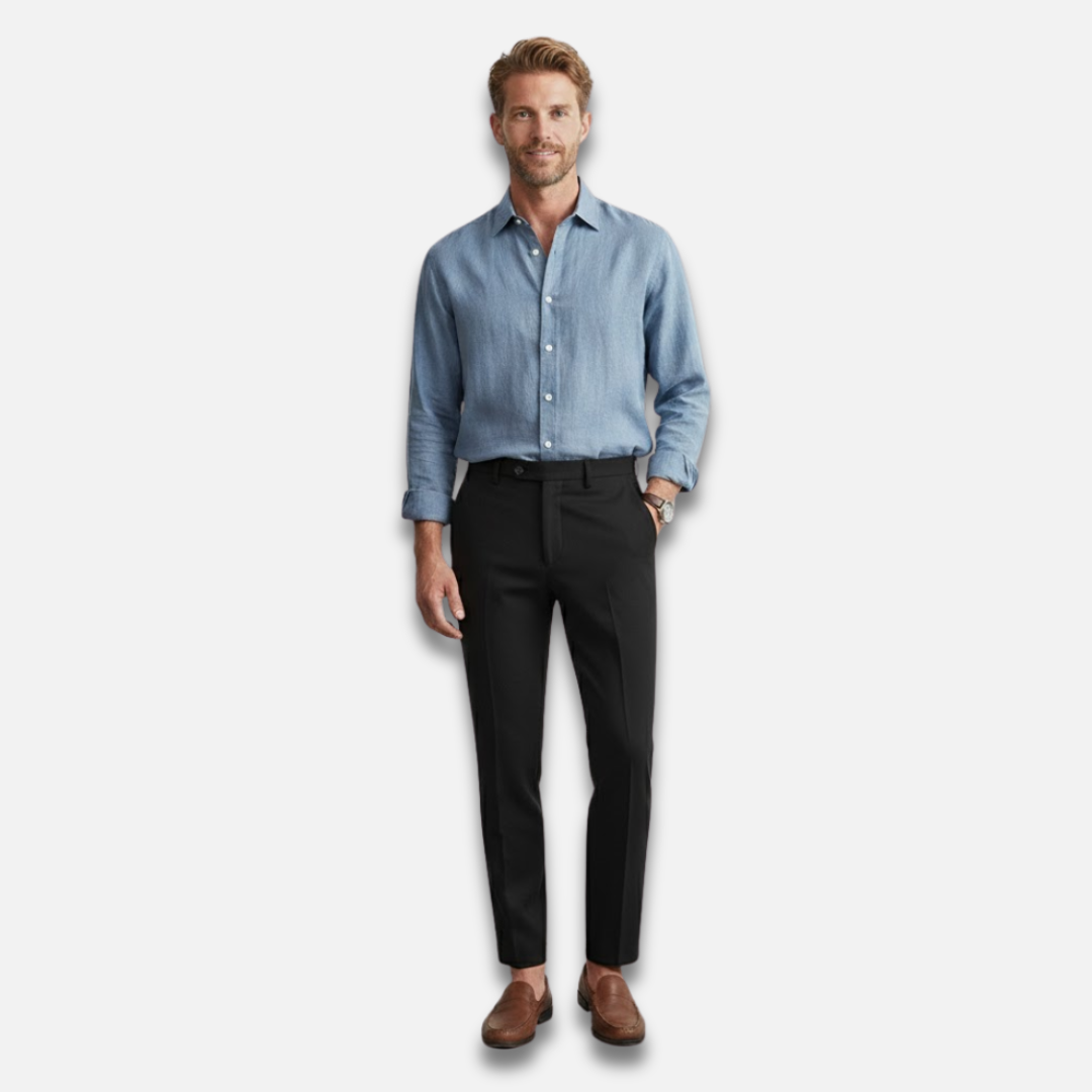 Men’s Tapered Dress Trousers Laurel & Legacy