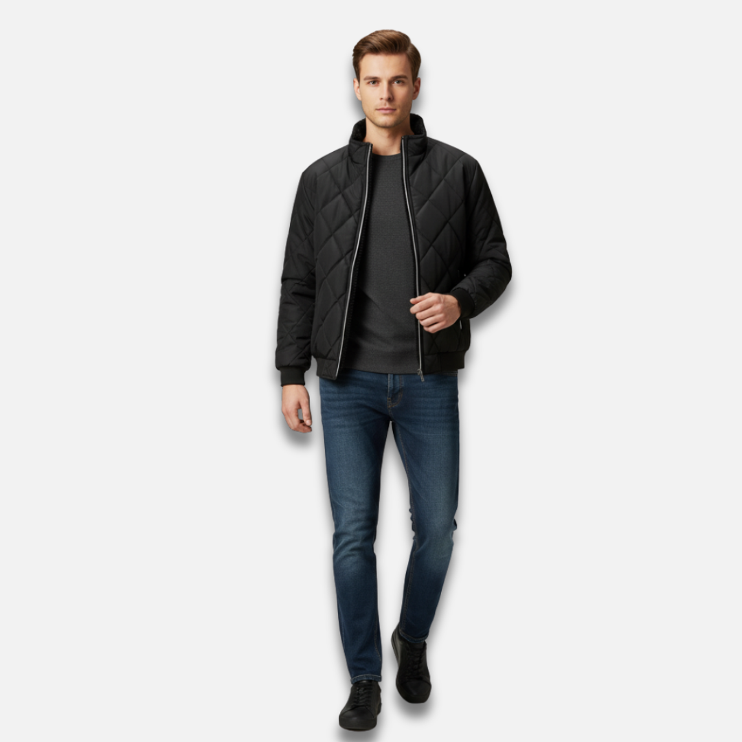 Men’s Quilted Zip-Up Jacket Laurel & Legacy