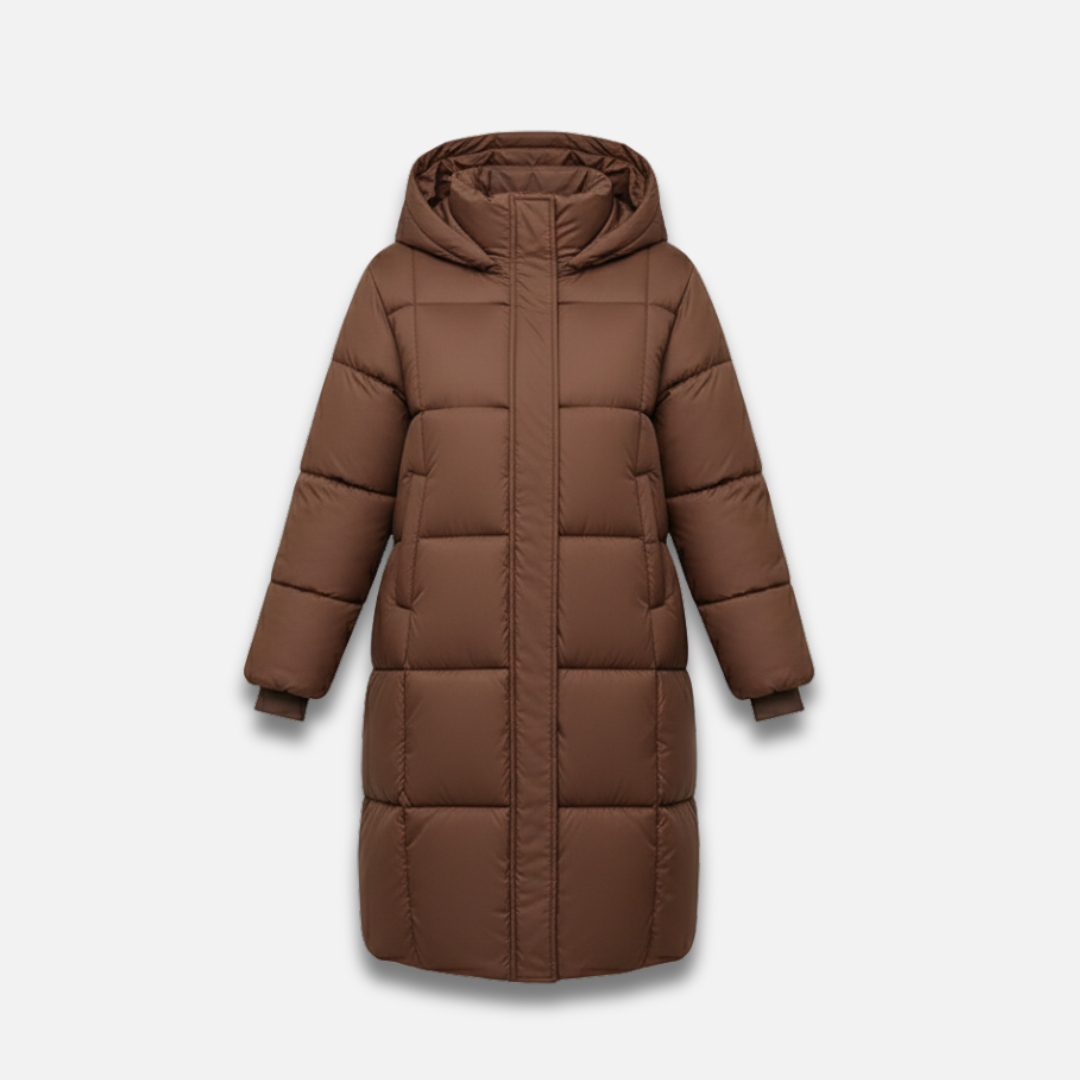 Women’s Long Down Coat Cotton-Padded Jacket Laurel & Legacy