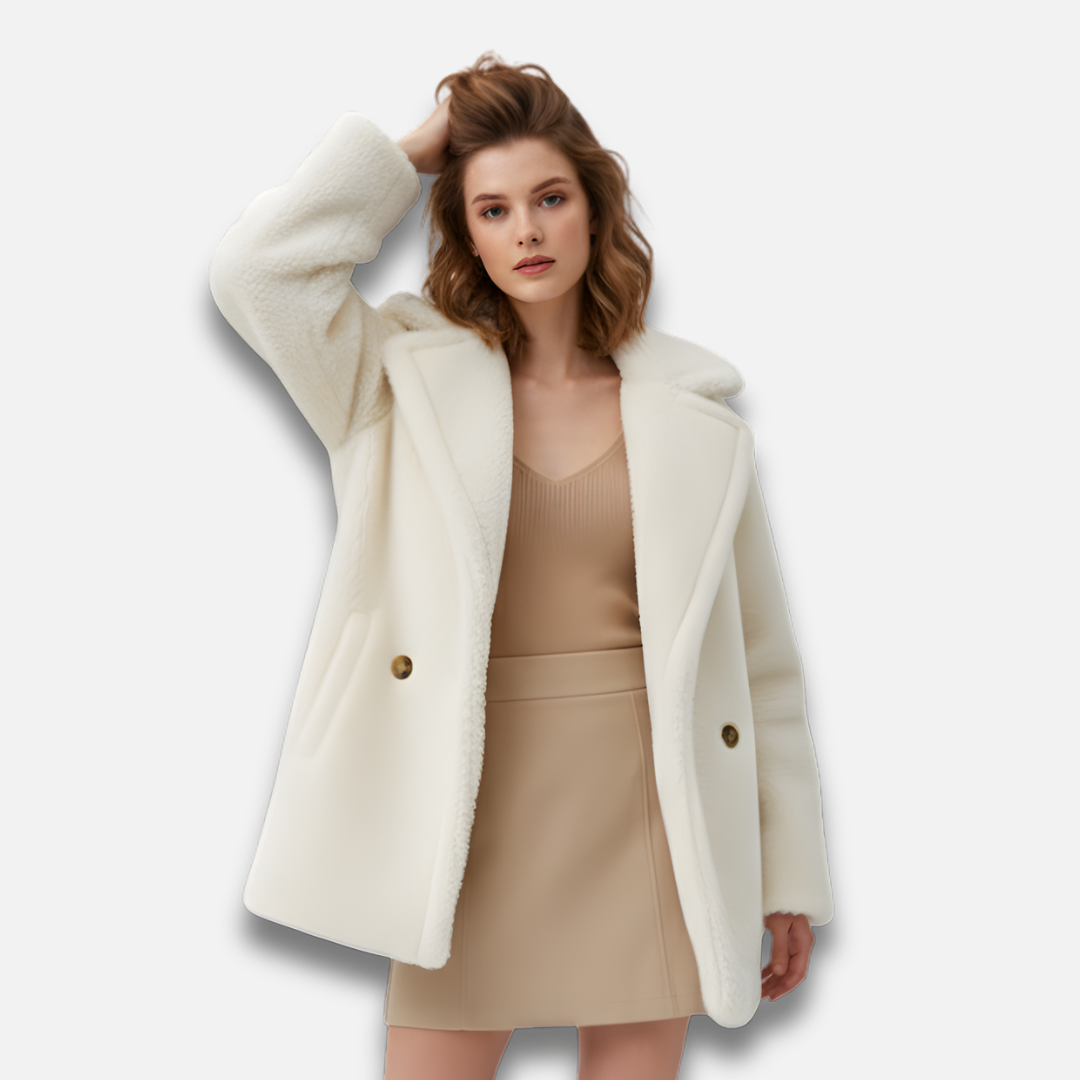 Women’s Lapel Modern Teddy Coat Laurel & Legacy