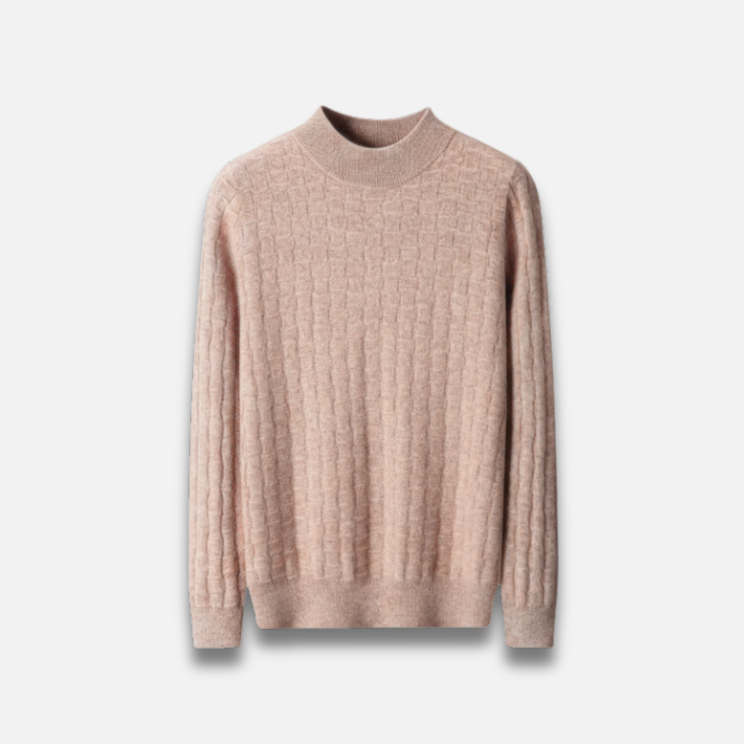Men’s Ribbed Knit Mock Neck Sweater Laurel & Legacy