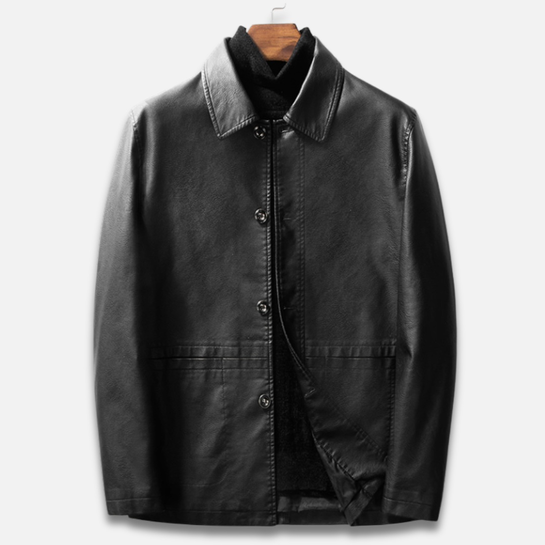 Men’s Trendy Casual Leather Jacket Laurel & Legacy