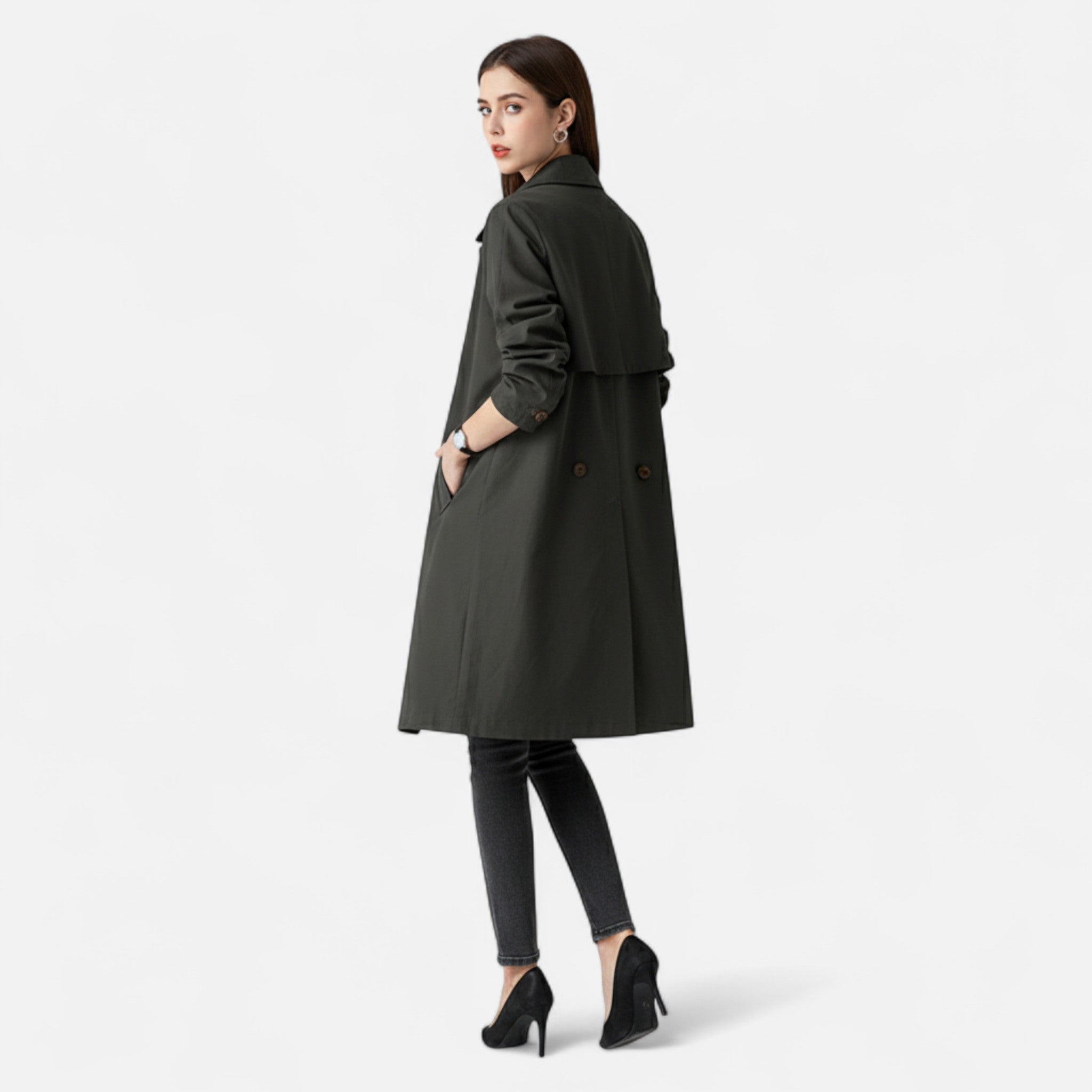 Laurel Legacy | Women’s Classic Wool Trench Coat Laurel & Legacy