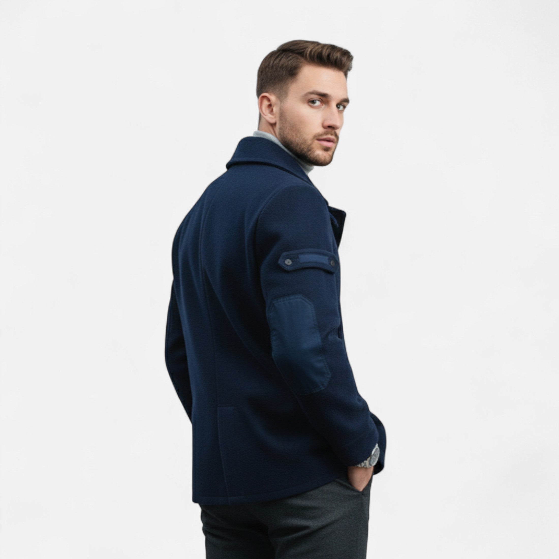 Laurel Legacy | Men’s Double-Breasted Wool Coat Laurel & Legacy