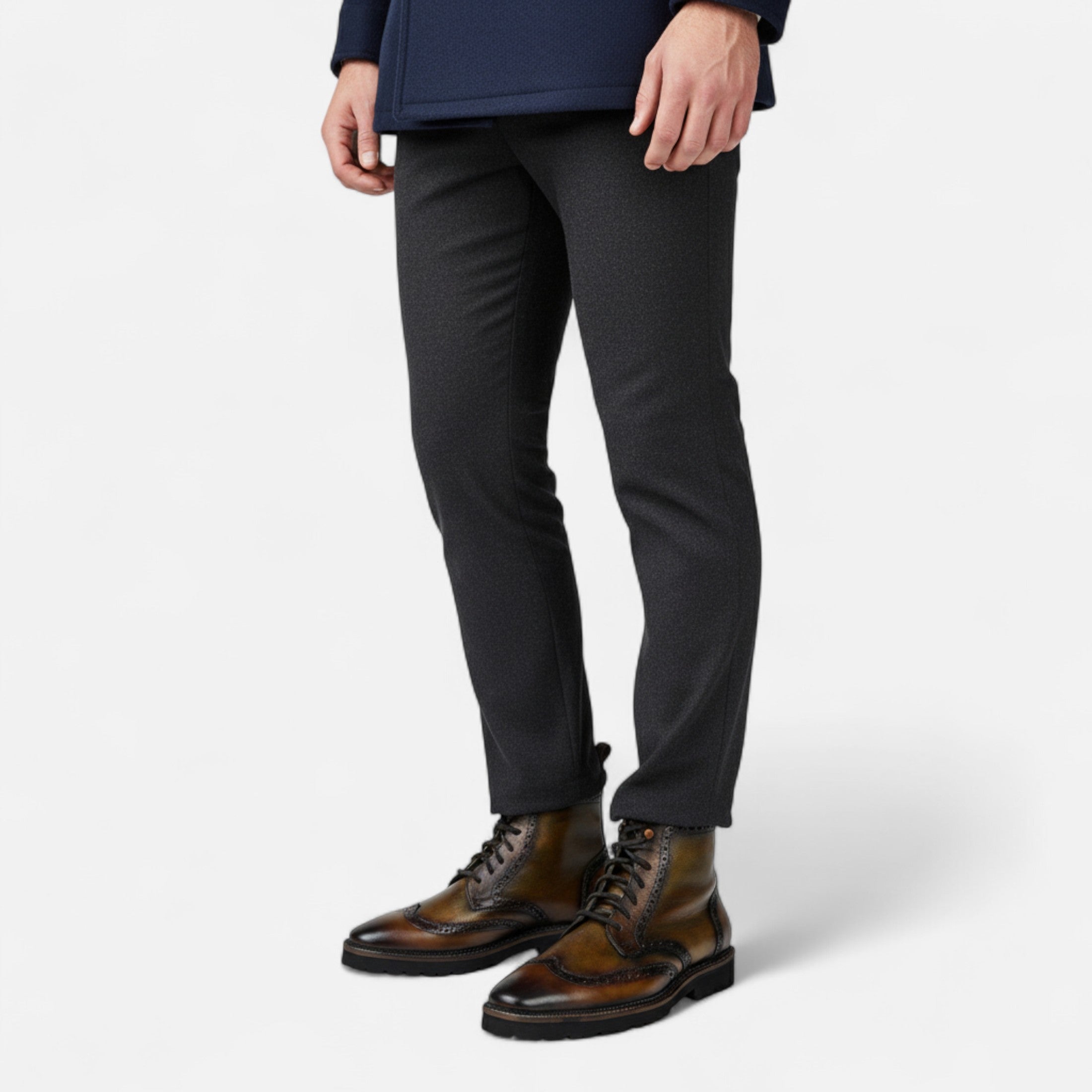 Laurel Legacy | Men’s Faux Leather Ankle Boots Laurel & Legacy