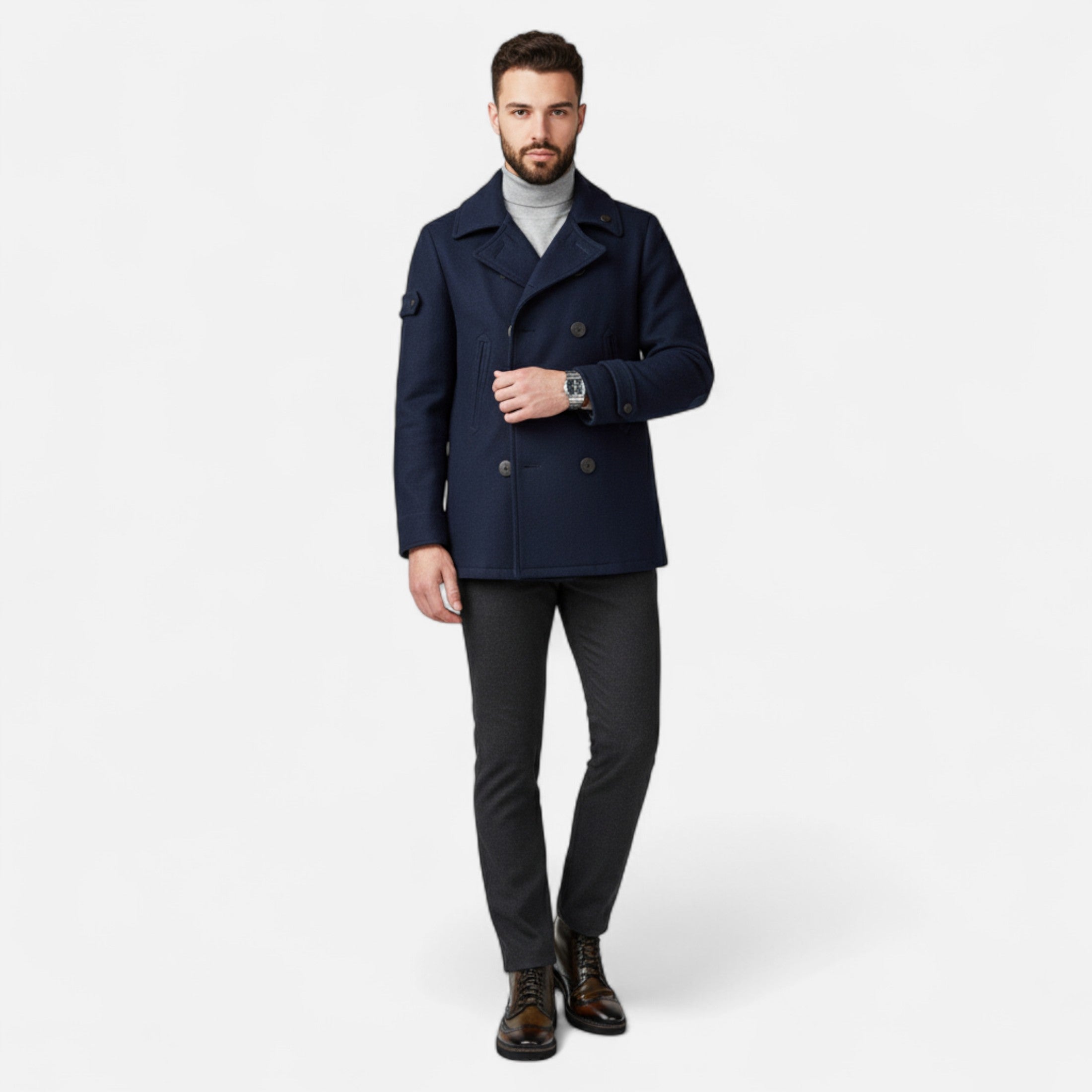 Laurel Legacy | Men’s Faux Leather Ankle Boots Laurel & Legacy