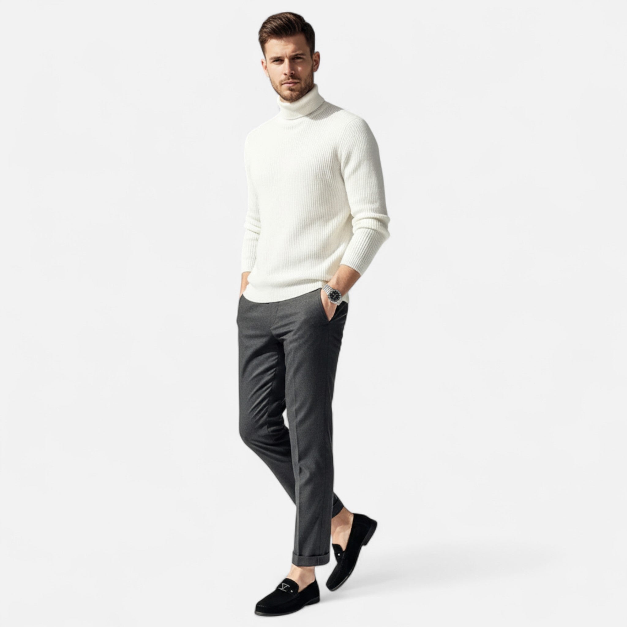 Laurel Legacy | Men’s Suede Slip-On Loafers Laurel & Legacy