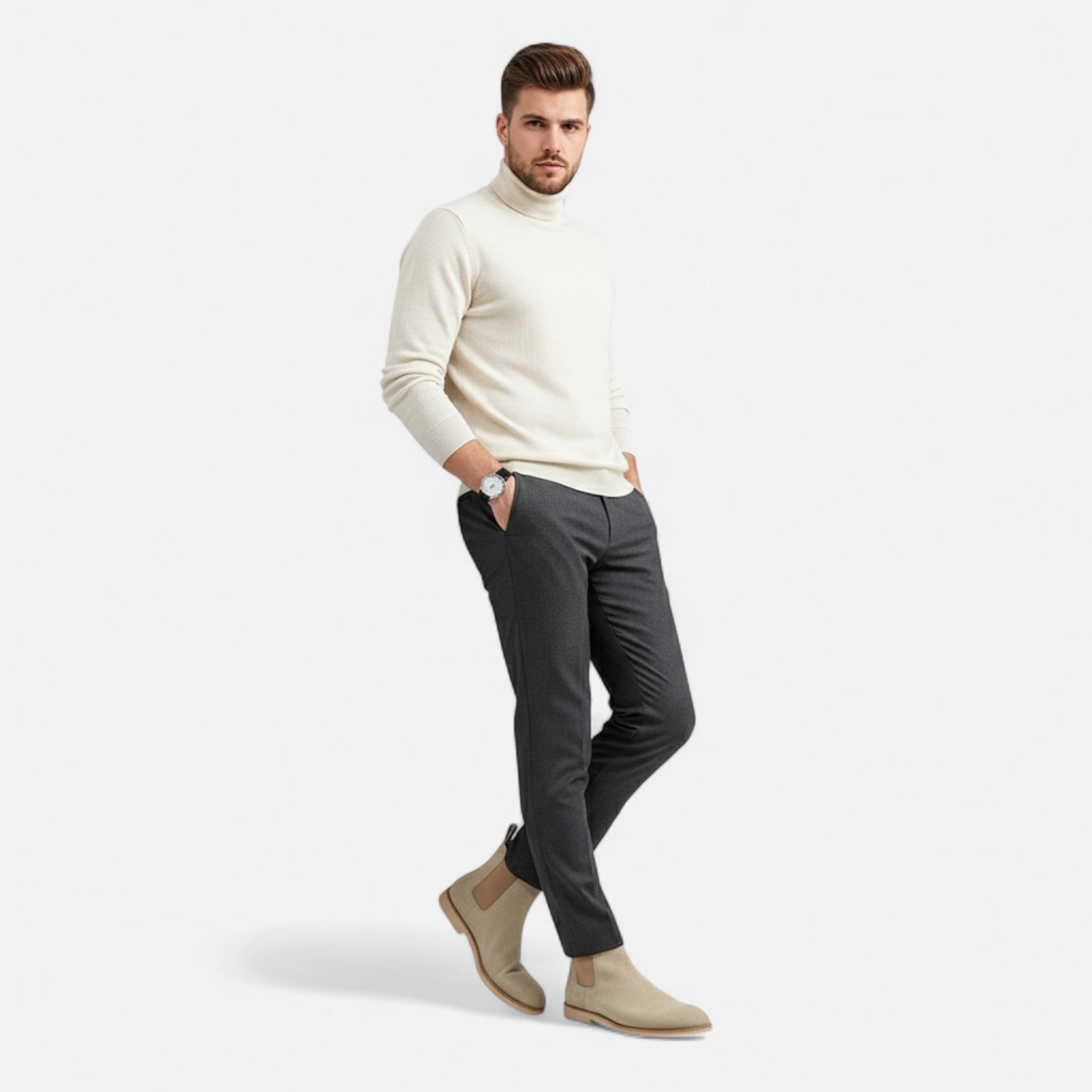 Laurel Legacy | Men’s Suede Chelsea Boots Laurel & Legacy