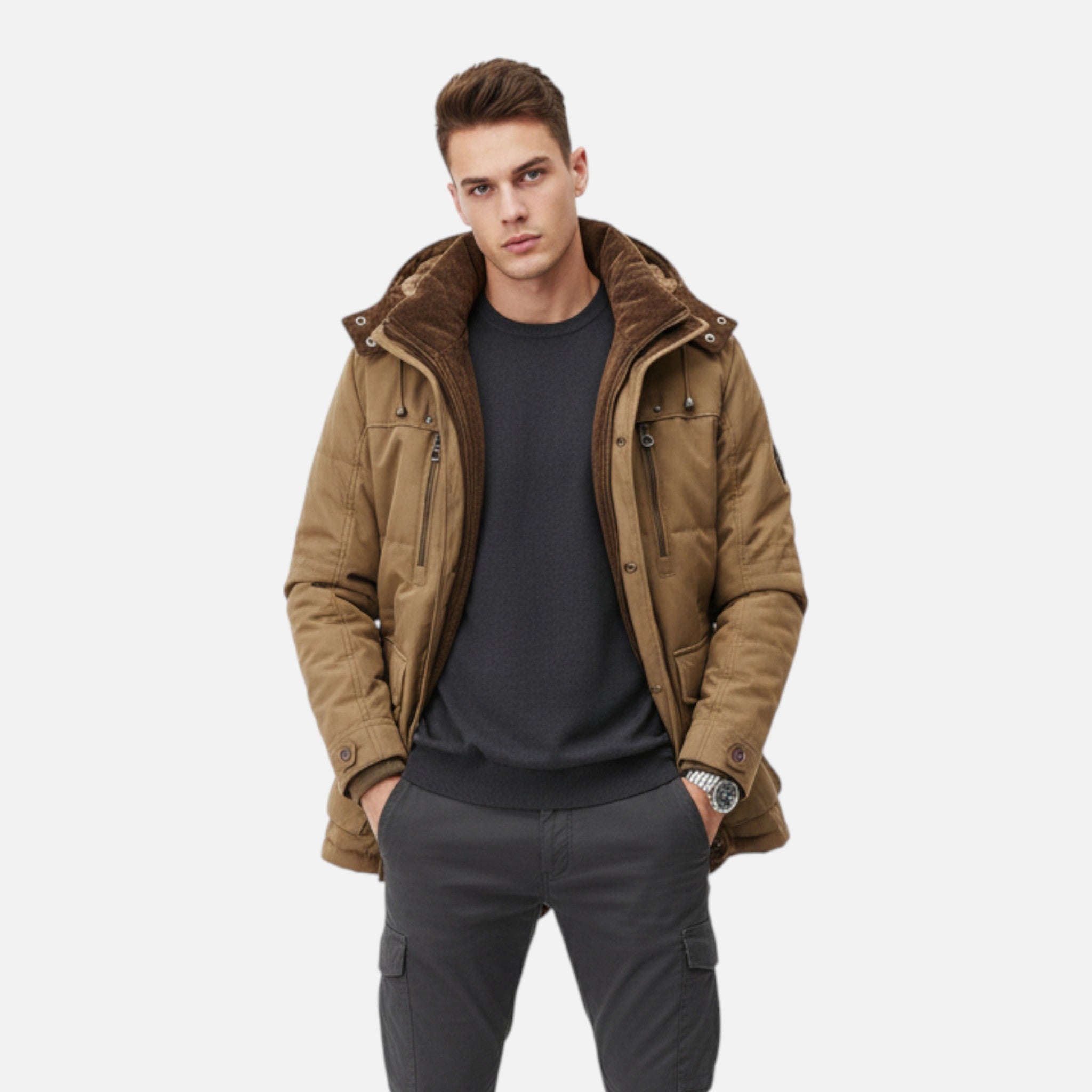 Laurel Legacy | Men’s Thicken Windbreaker Jacket Laurel & Legacy