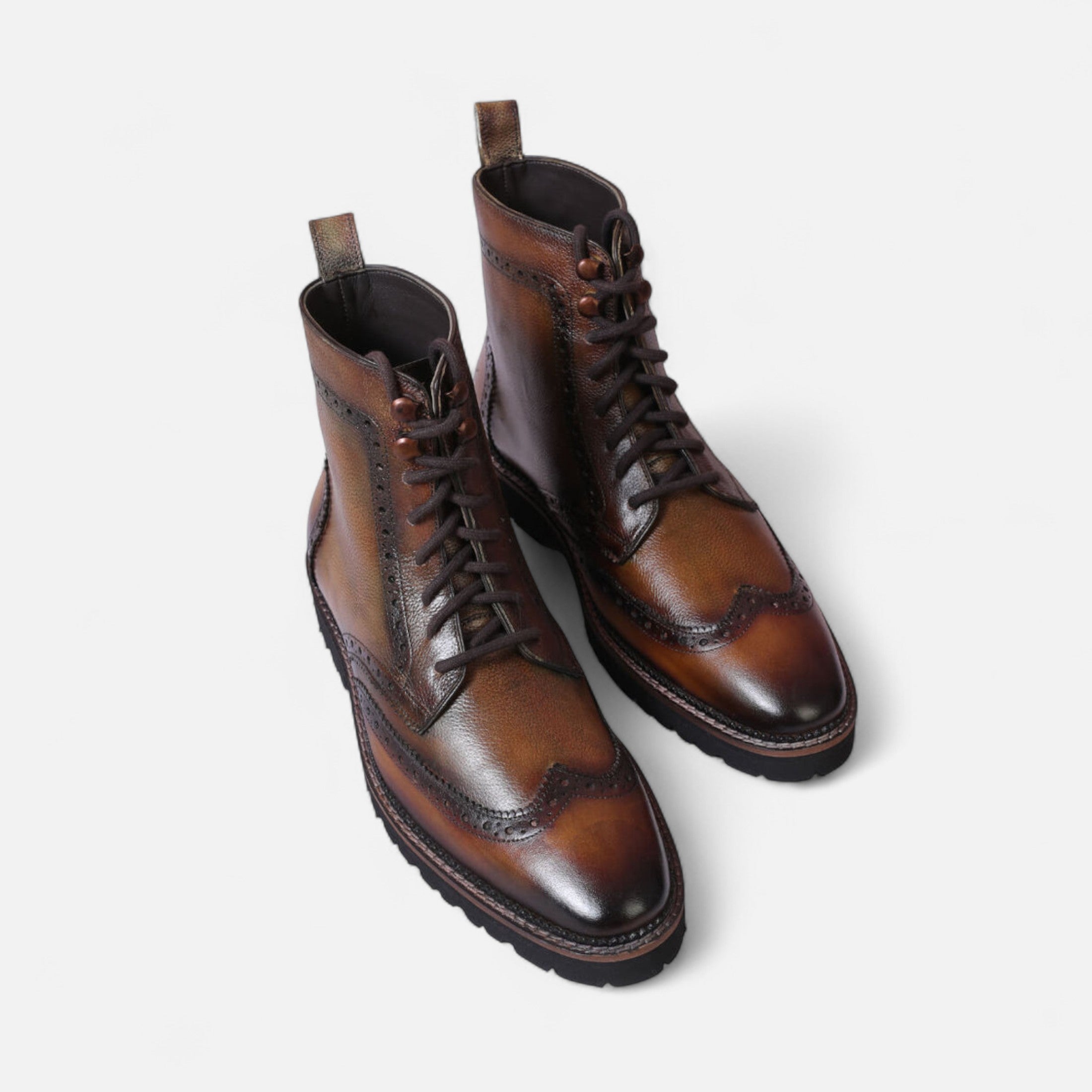 Laurel Legacy | Men’s Faux Leather Ankle Boots Laurel & Legacy