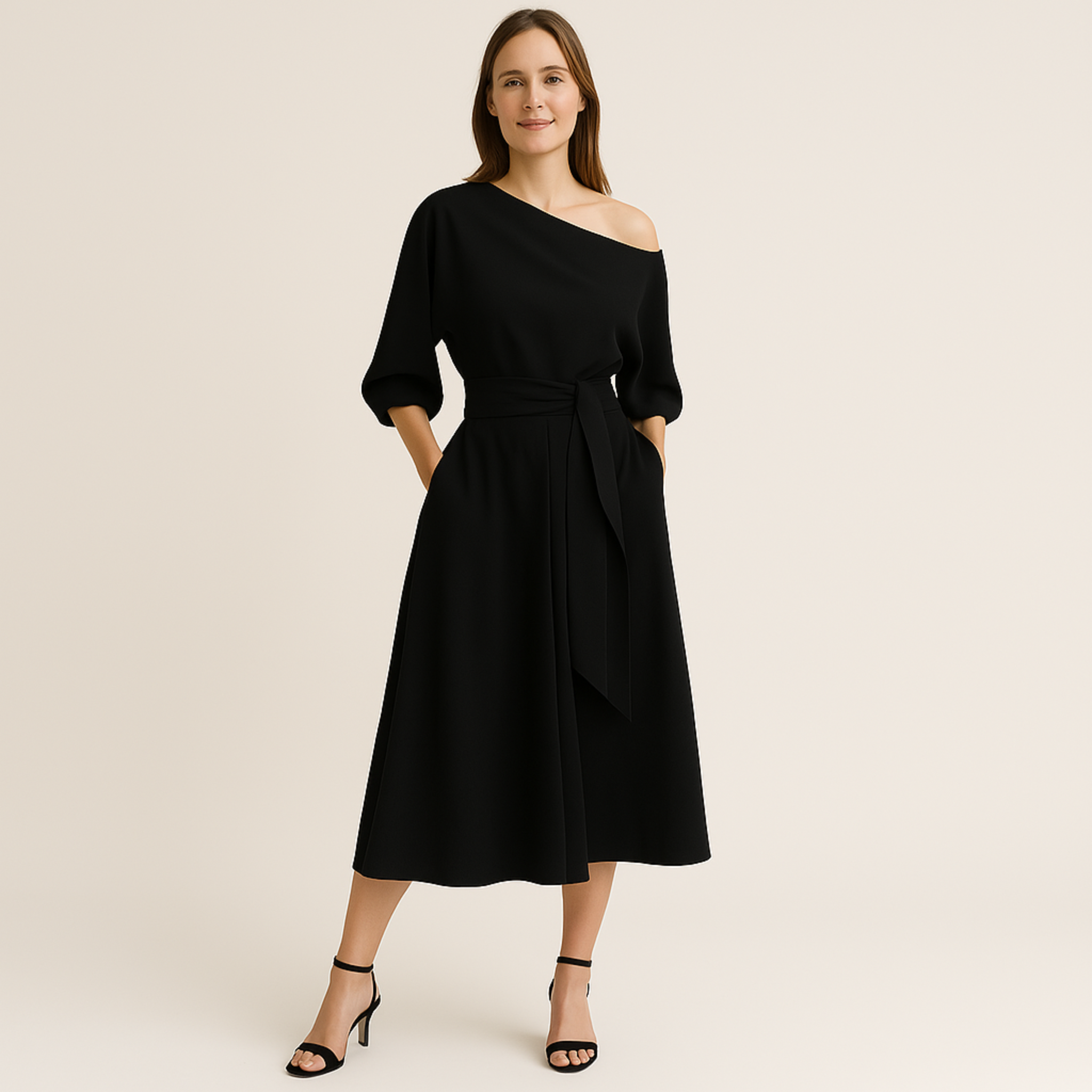 Laurel & Legacy | Elegant Women'S Formal Lace-Up Long Dress