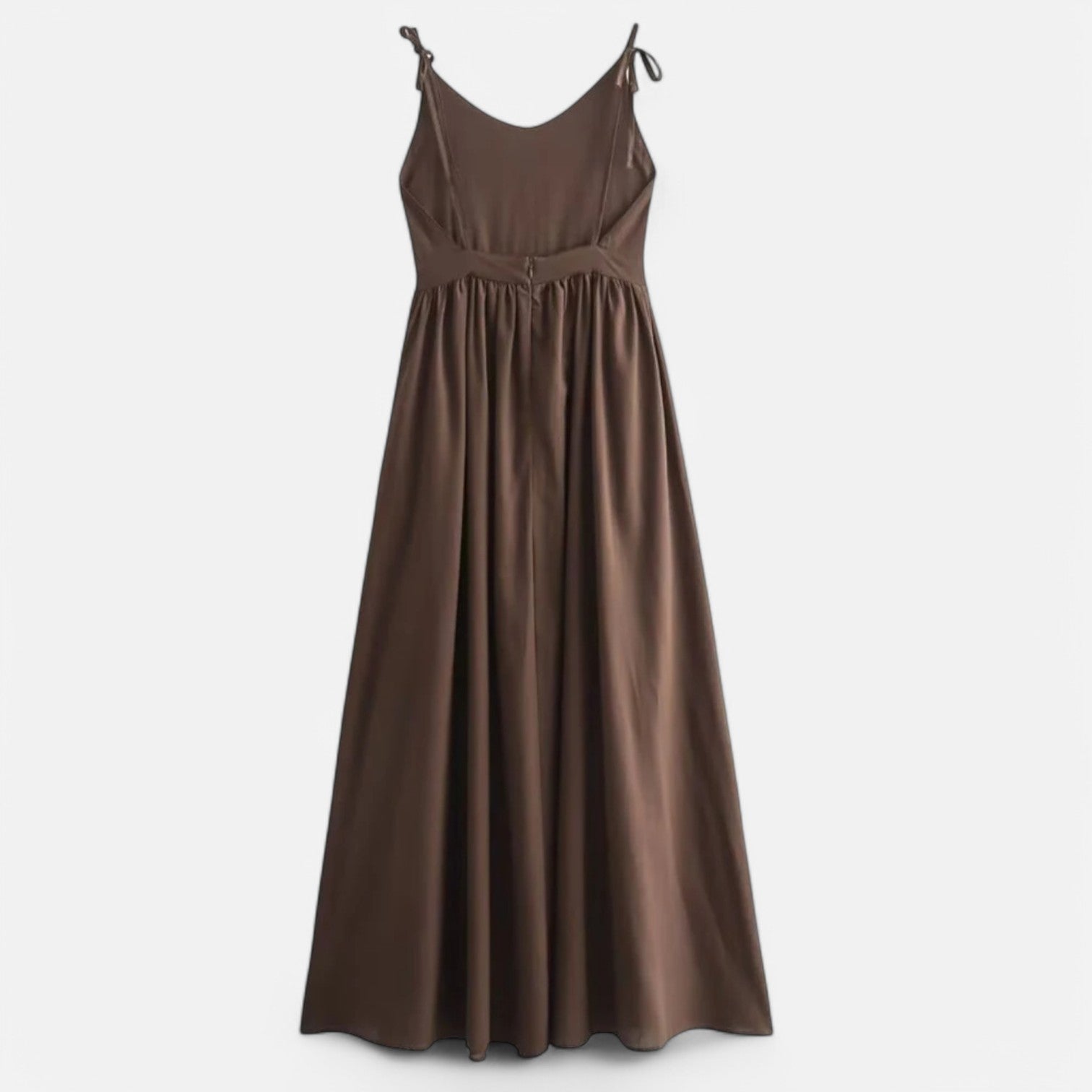Laurel & Legacy | Women’S Elegant Green Maxi Dress V-Neck Backless Pleated Summer Style