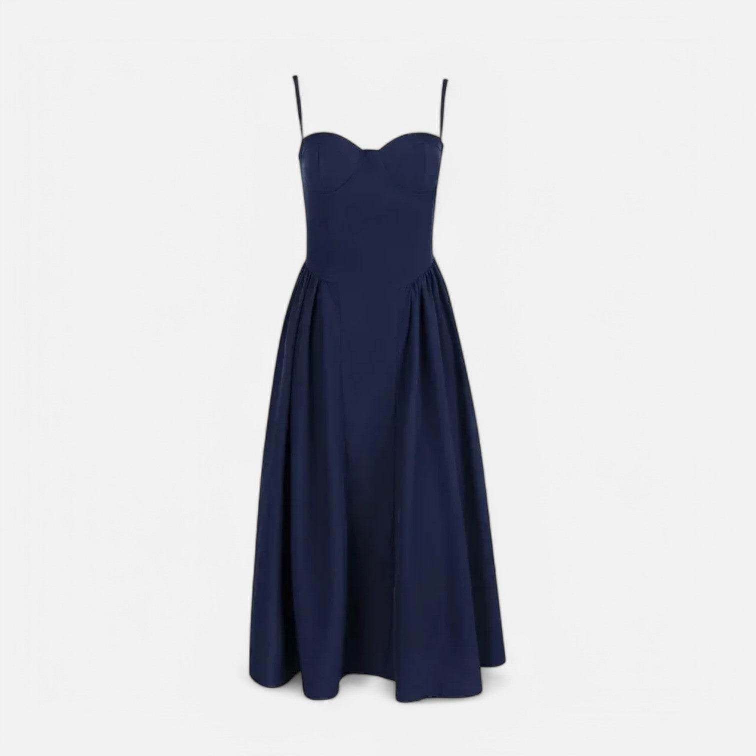 Laurel & Legacy | Women'S Elegant Spaghetti Strap A-Line Midi Dress