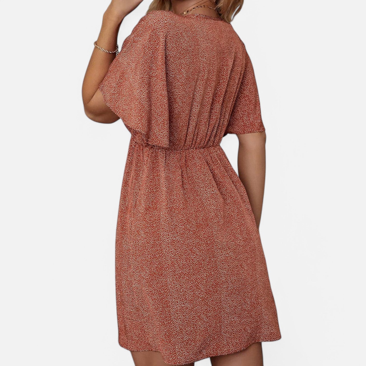 Laurel & Legacy | Women’S Spring Summer V-Neck Print Casual Loose Dress