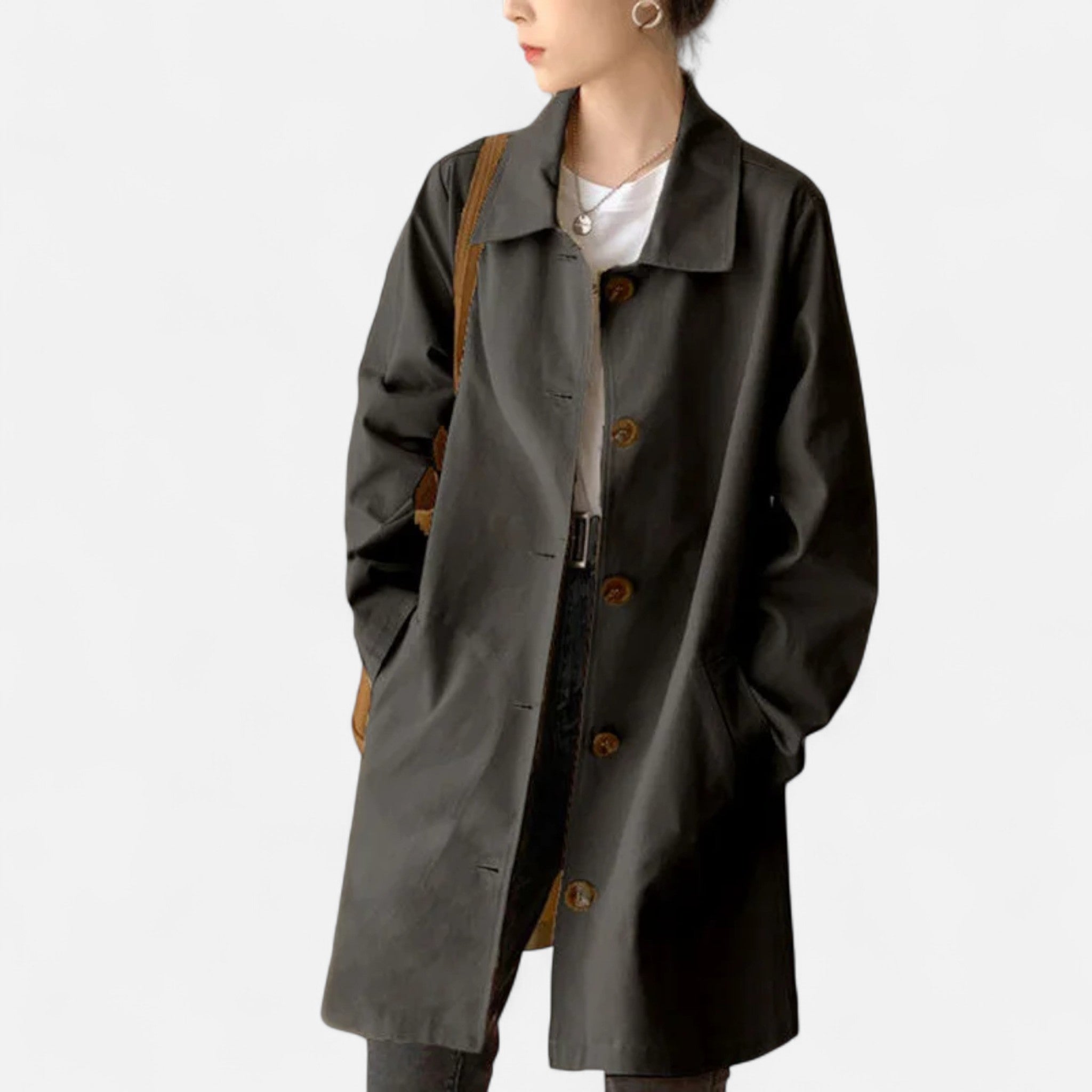 Laurel Legacy | Women’s Classic Wool Trench Coat Laurel & Legacy