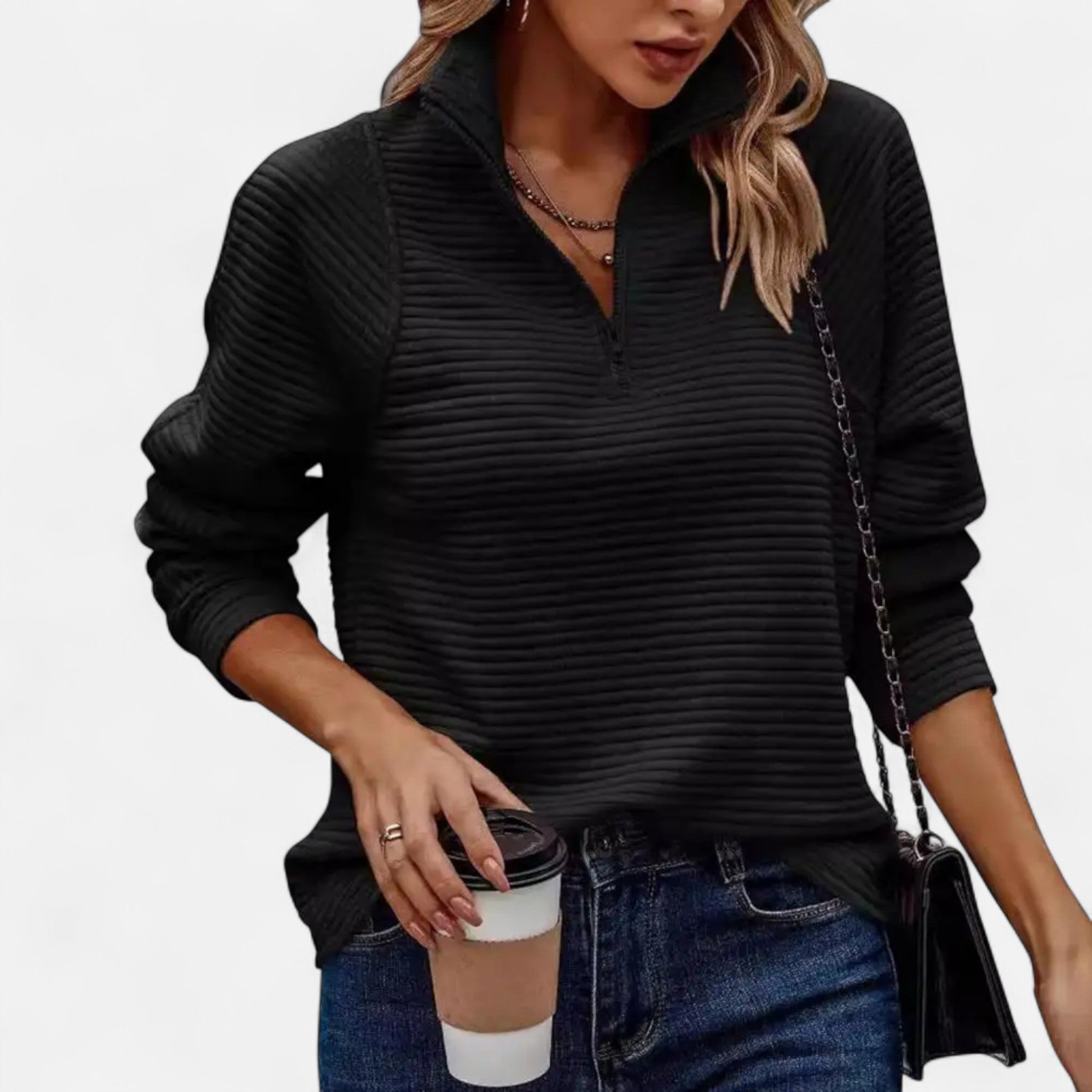 Laurel Legacy | Women’s Half-Zip Sweater Laurel & Legacy