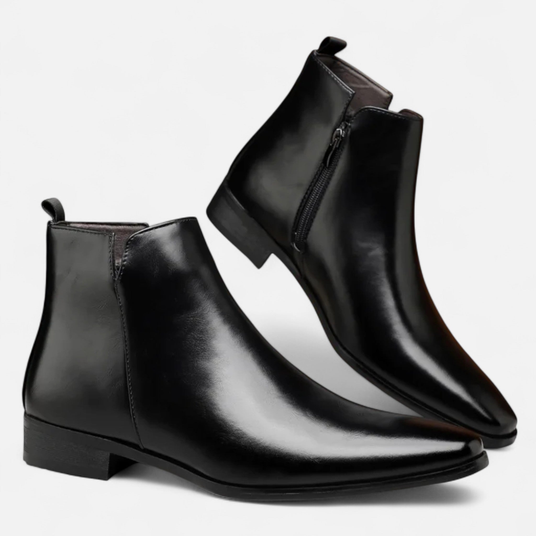 Laurel Legacy | Men’s High-Top PU Leather Boots Laurel & Legacy