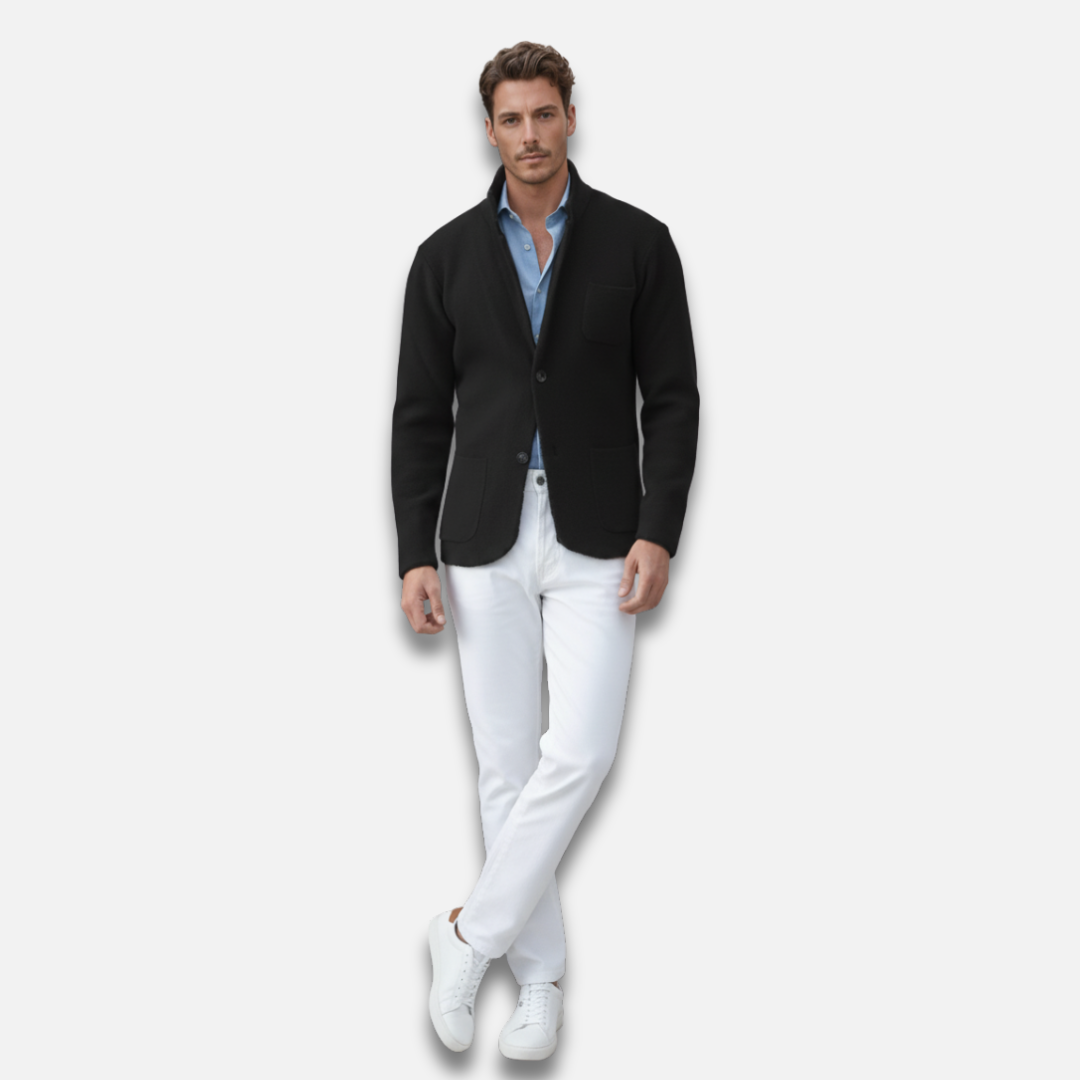 Men’s Single-Breasted Casual Coat Laurel & Legacy