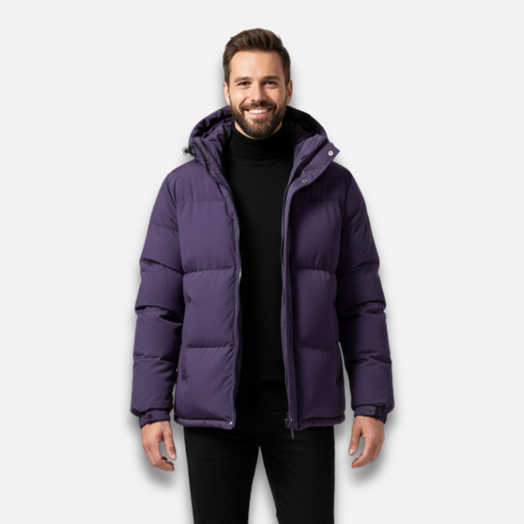Men’s Hooded Puffer Jacket Laurel & Legacy