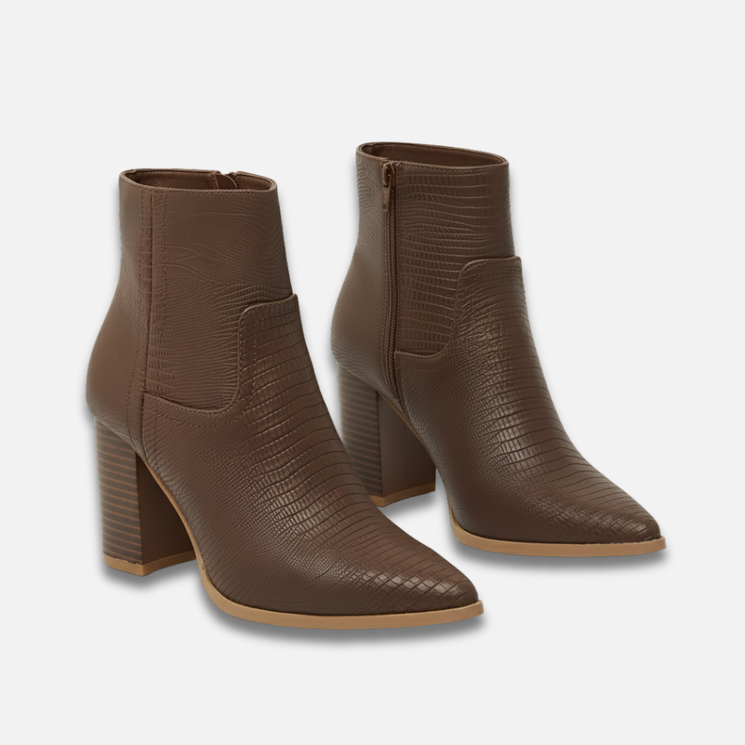 Women’s Pointed Toe Zipper Ankle Boots Laurel & Legacy