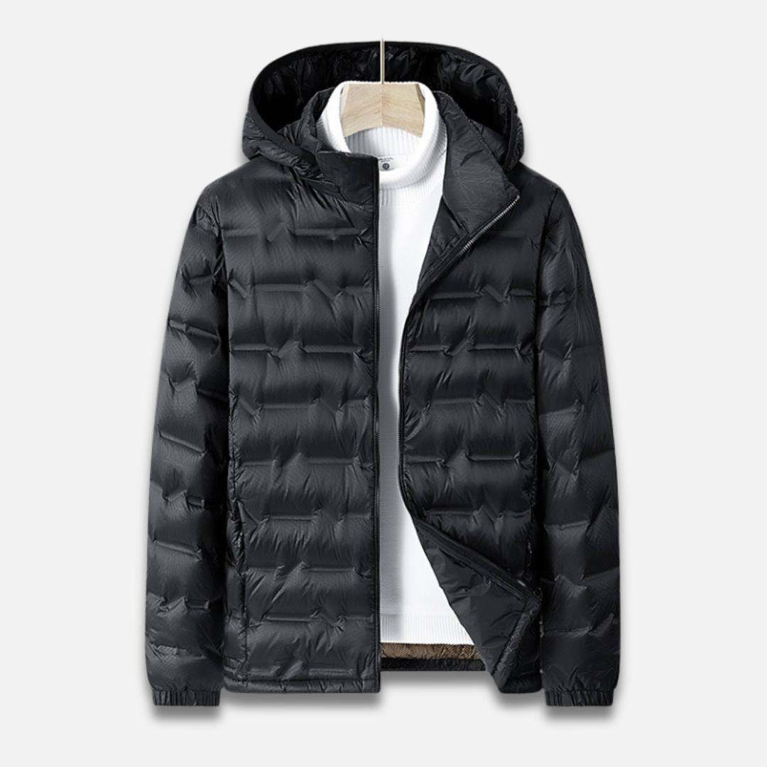 Men’s Lightweight Hooded Down Jacket Laurel & Legacy