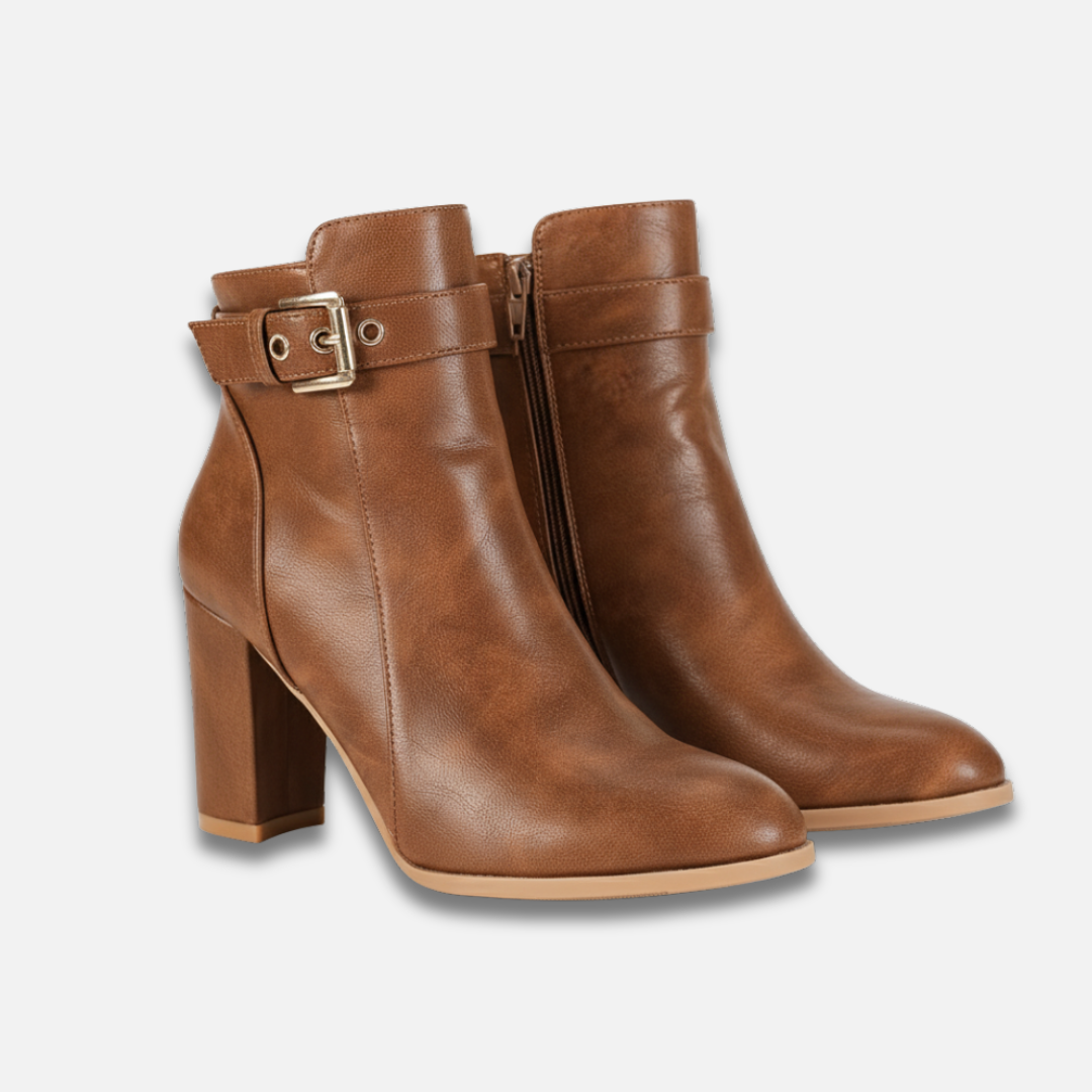 Women’s Retro Buckle Strap Ankle Boots Laurel & Legacy