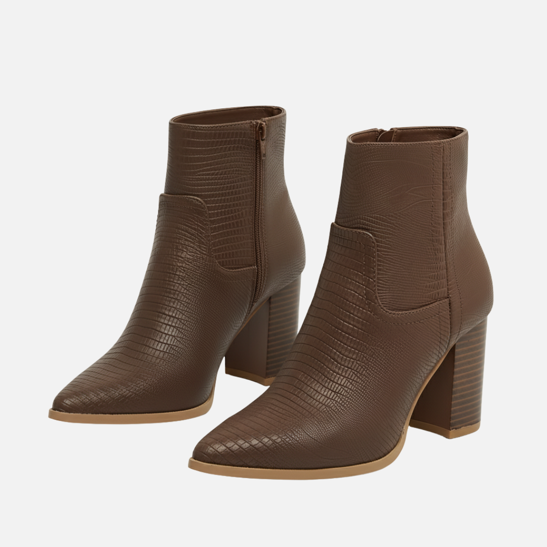 Women’s Pointed Toe Zipper Ankle Boots Laurel & Legacy