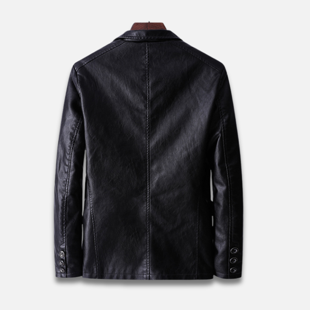 Men’s Leather Blazer Jacket Laurel & Legacy