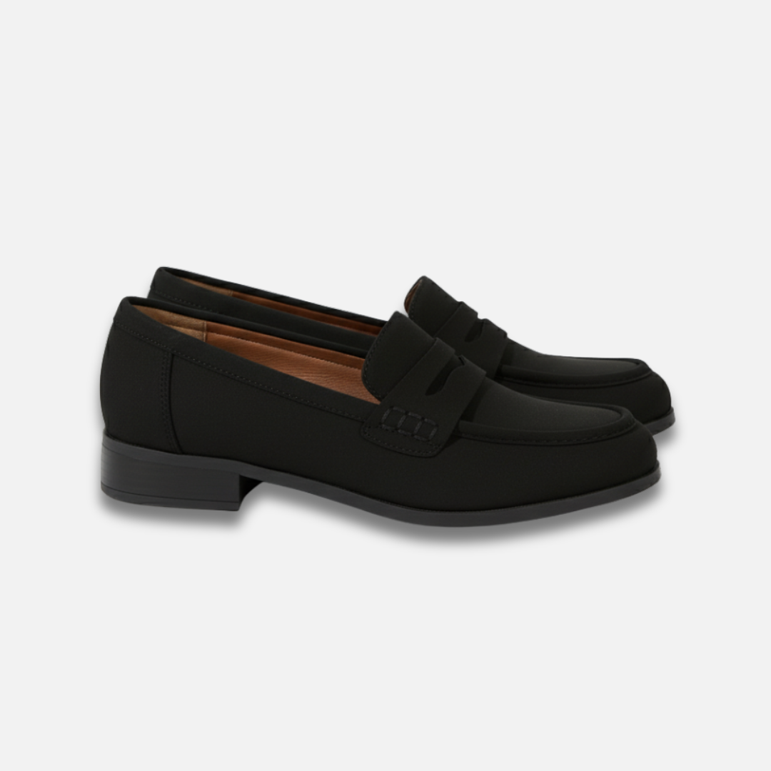 Women’s Solid Chunky Low Heel Penny Loafer Shoes Laurel & Legacy