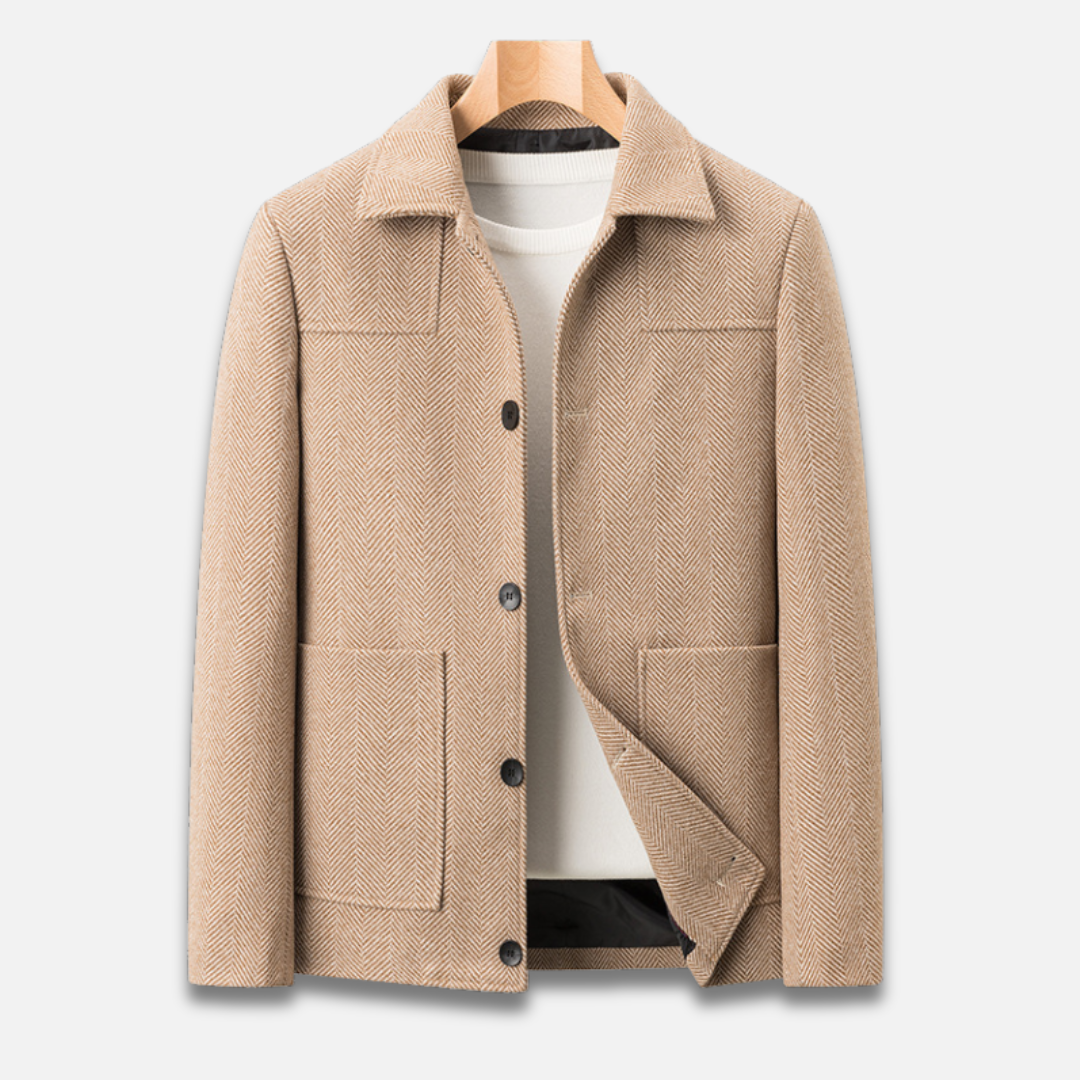 Men’s Wool Button Jacket Laurel & Legacy