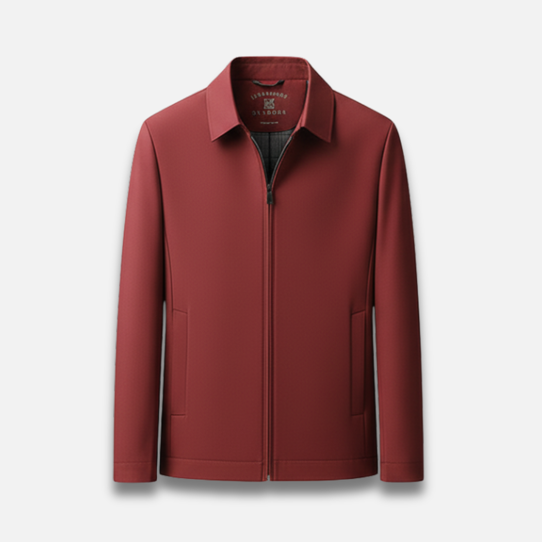 Men’s Solid Collar Jacket Laurel & Legacy