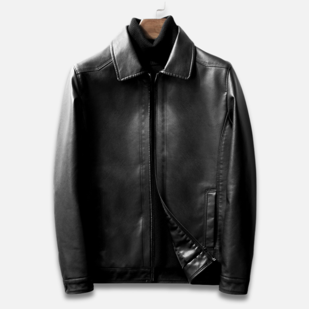 Men’s Trendy Casual Leather Jacket Laurel & Legacy