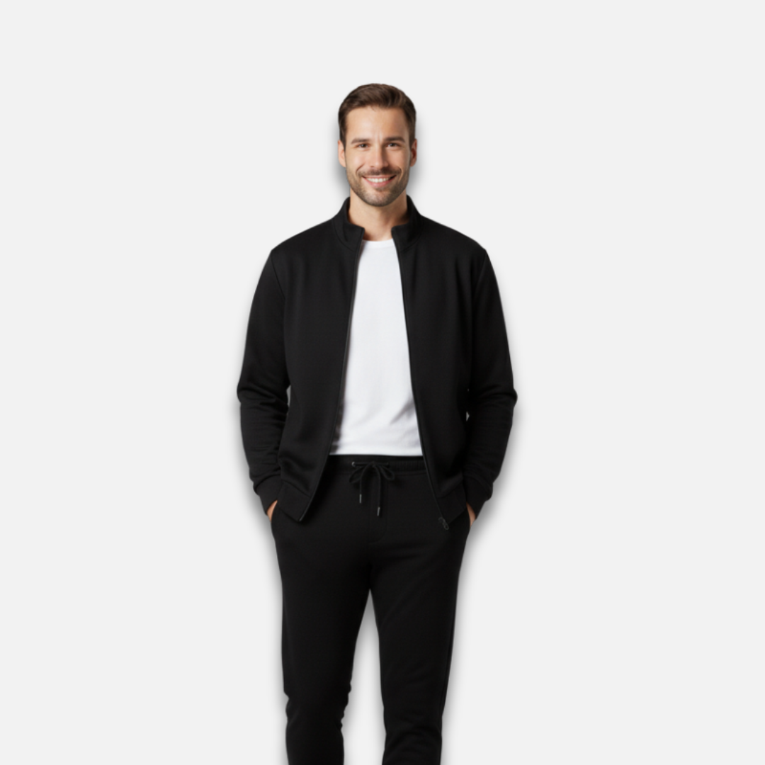 Men’s Stand Collar Wool Set Laurel & Legacy