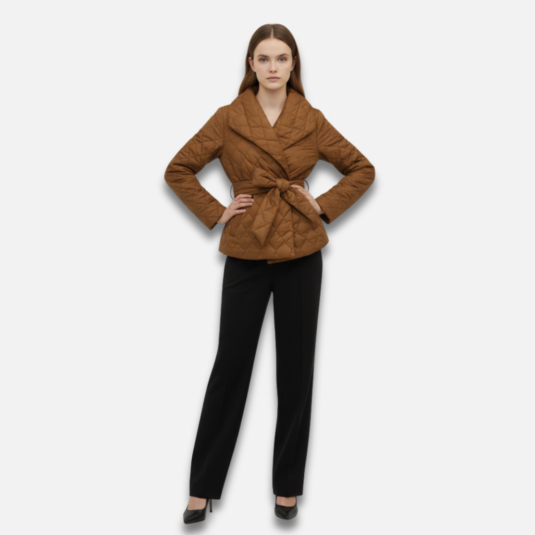 Women’s Belted Lightweight Down Jacket Laurel & Legacy