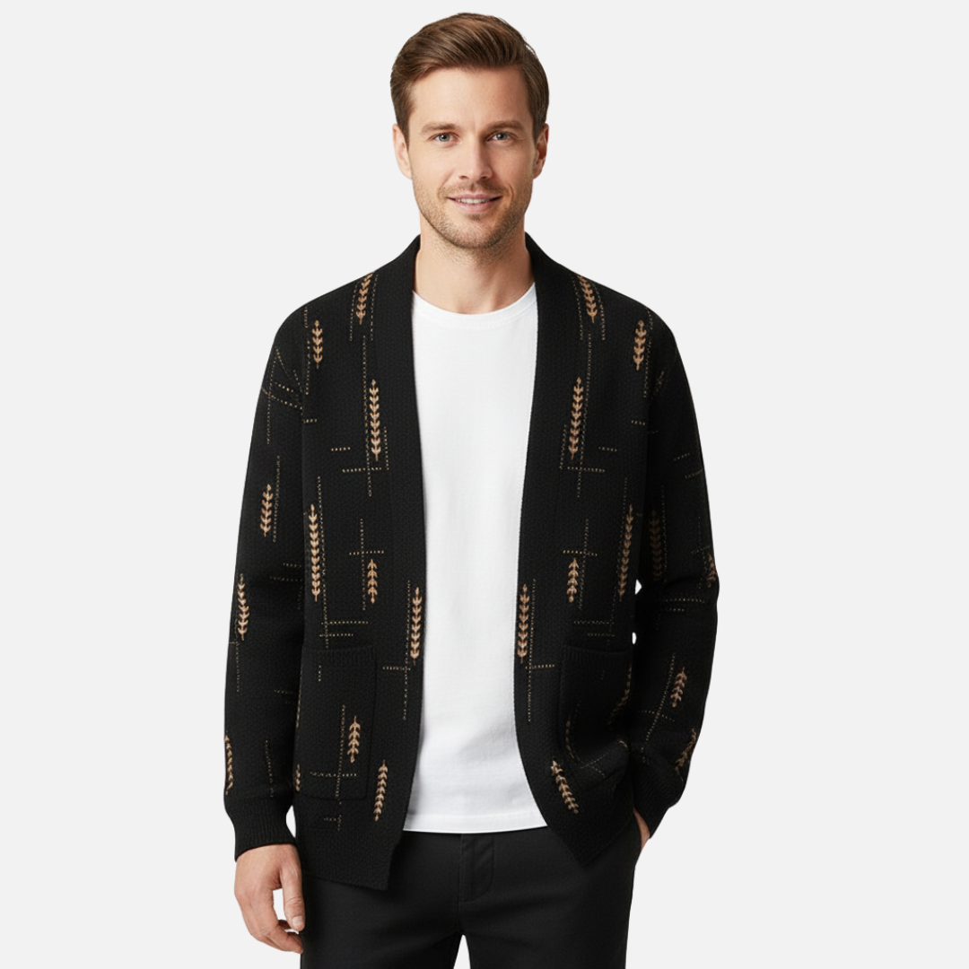 Men’s Pattern Knit Cardigan Laurel & Legacy
