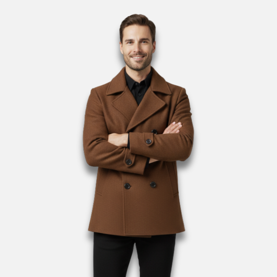 Men’s Double-Breasted Coat Laurel & Legacy