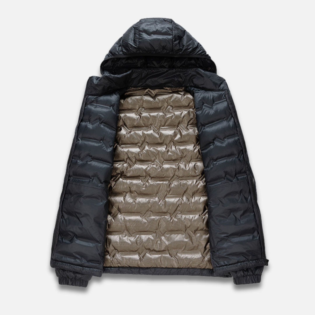 Men’s Lightweight Hooded Down Jacket Laurel & Legacy