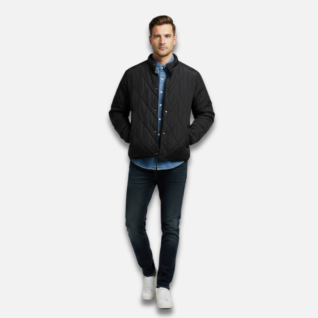 Men’s Quilted Cotton-Padded Jacket Laurel & Legacy
