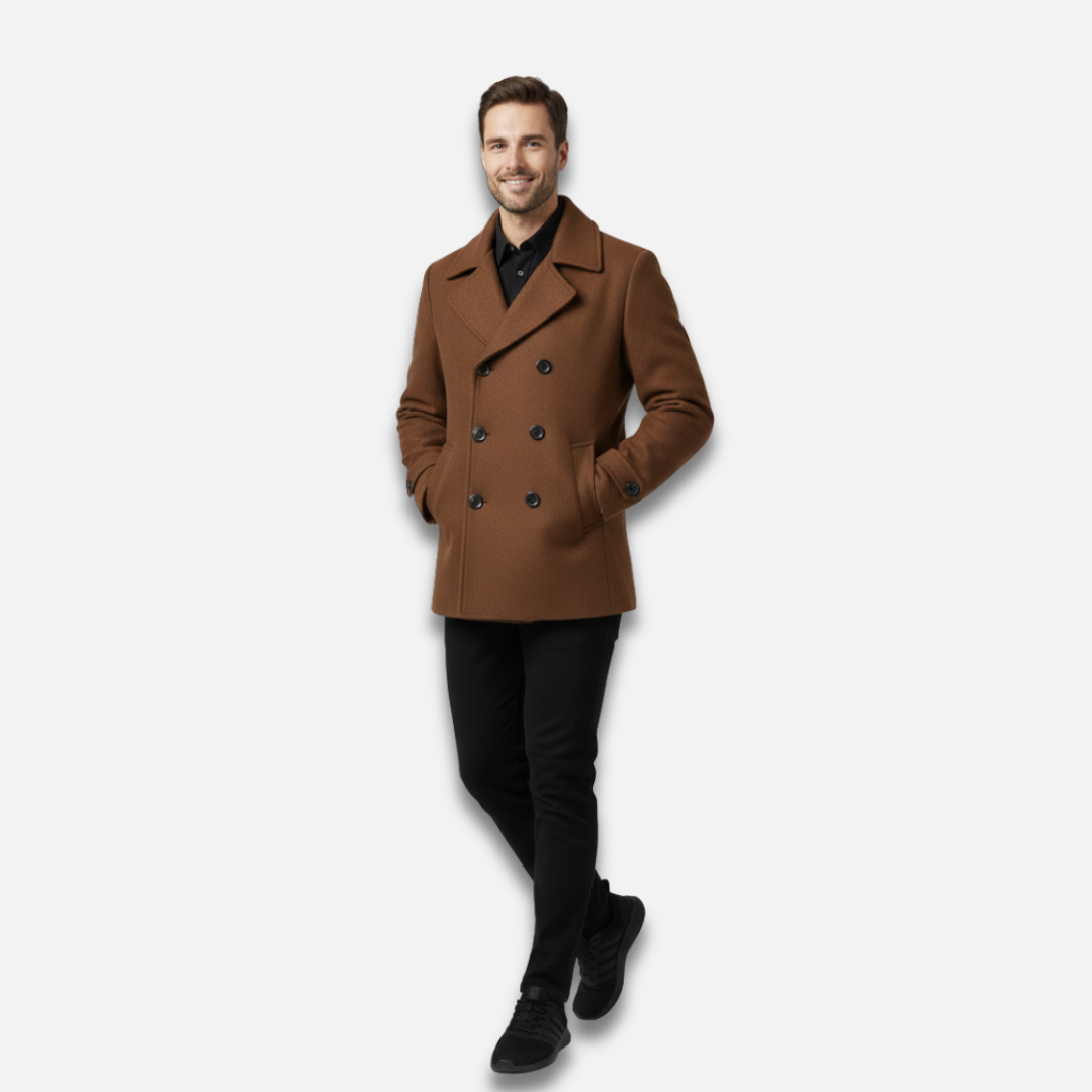 Men’s Double-Breasted Coat Laurel & Legacy